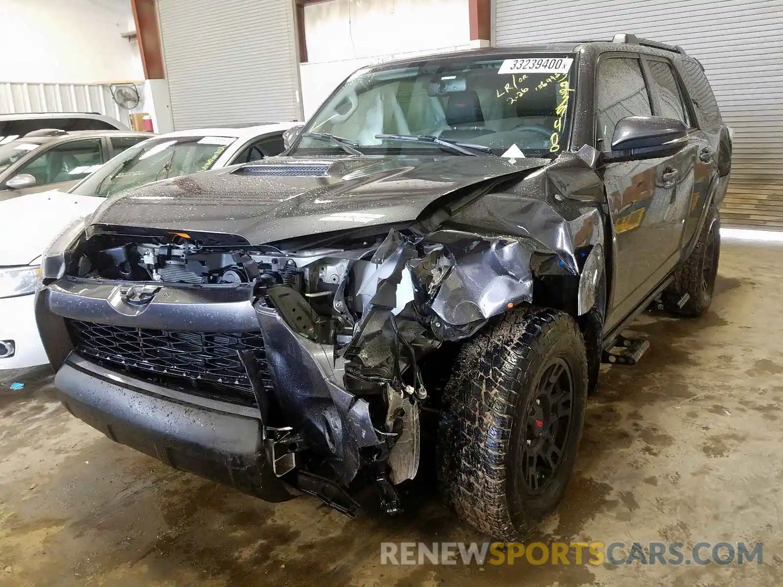 2 Photograph of a damaged car JTEBU5JR2K5665216 TOYOTA 4RUNNER 2019