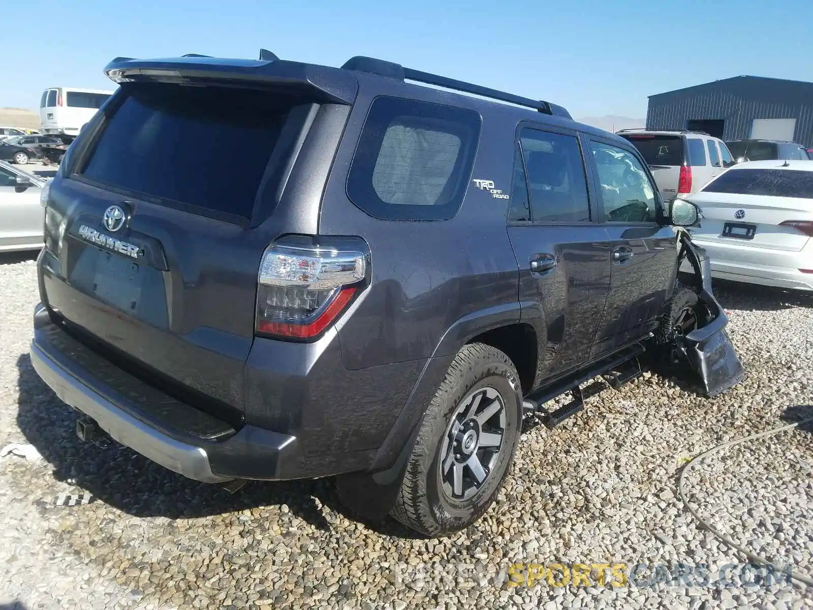 4 Photograph of a damaged car JTEBU5JR2K5665328 TOYOTA 4RUNNER 2019