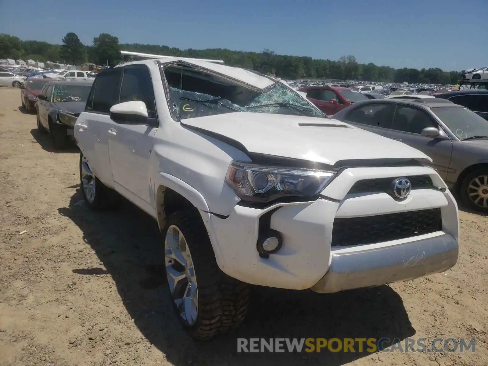 1 Photograph of a damaged car JTEBU5JR2K5666253 TOYOTA 4RUNNER 2019