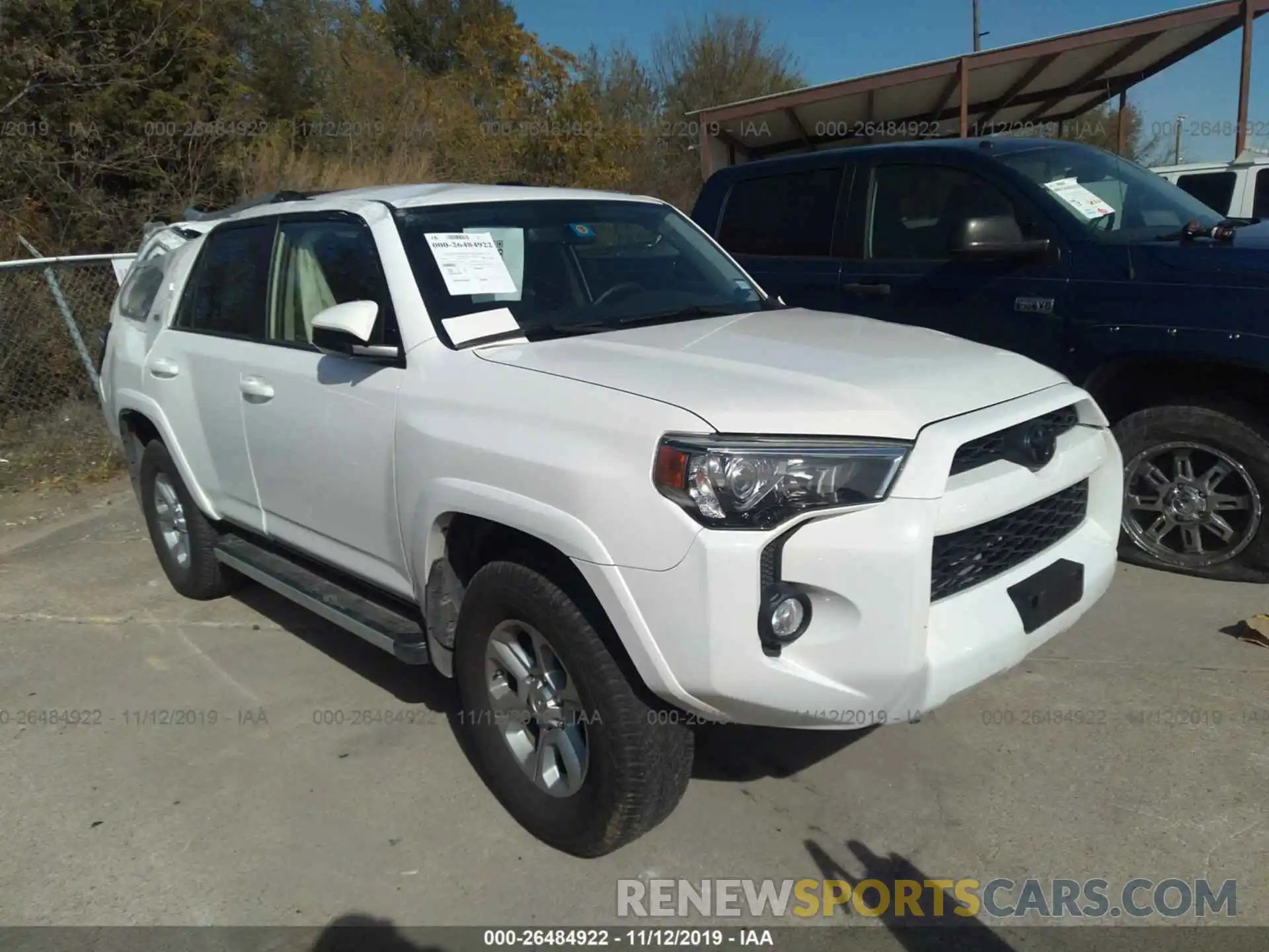 1 Photograph of a damaged car JTEBU5JR2K5667080 TOYOTA 4RUNNER 2019