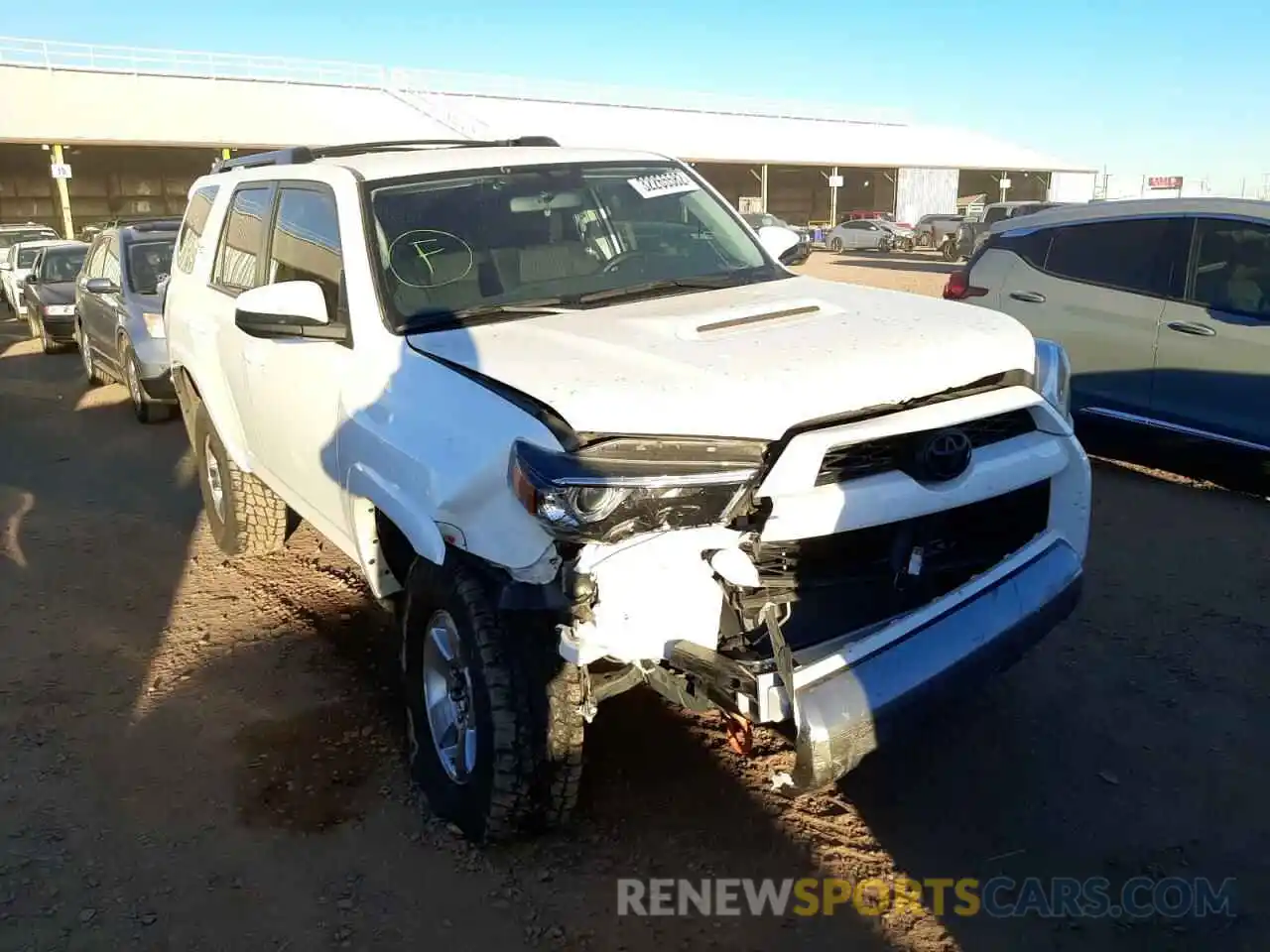 1 Photograph of a damaged car JTEBU5JR2K5667497 TOYOTA 4RUNNER 2019