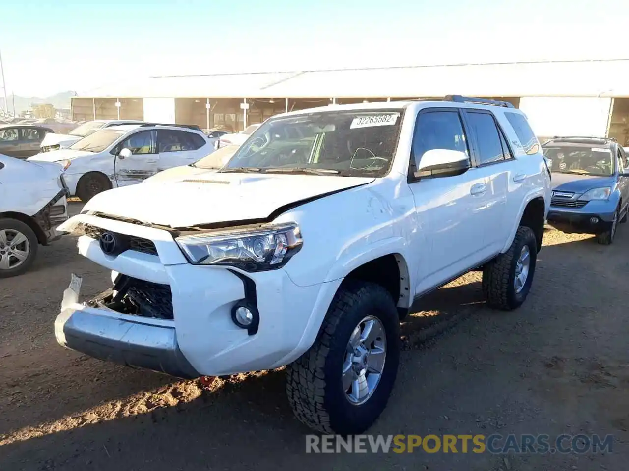 2 Photograph of a damaged car JTEBU5JR2K5667497 TOYOTA 4RUNNER 2019