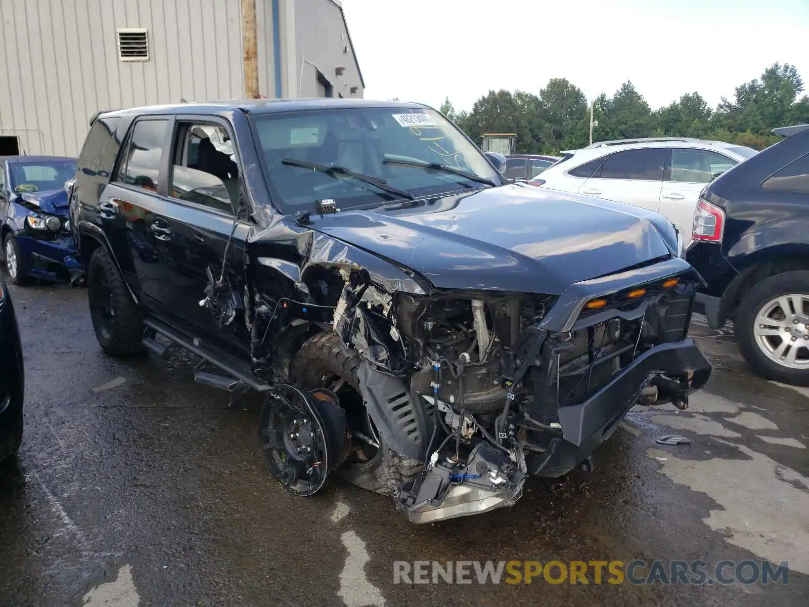 1 Photograph of a damaged car JTEBU5JR2K5667984 TOYOTA 4RUNNER 2019