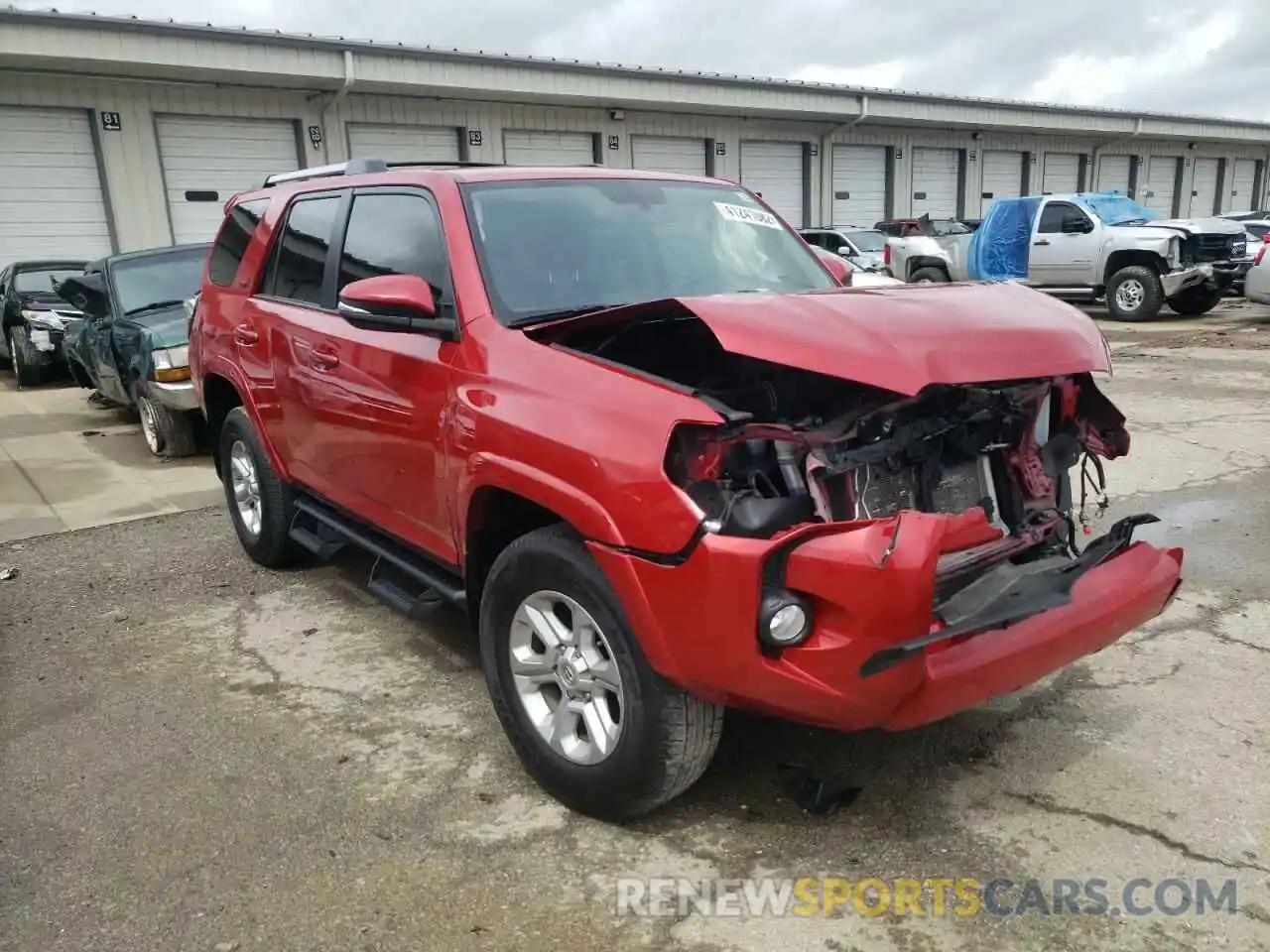 1 Photograph of a damaged car JTEBU5JR2K5674871 TOYOTA 4RUNNER 2019