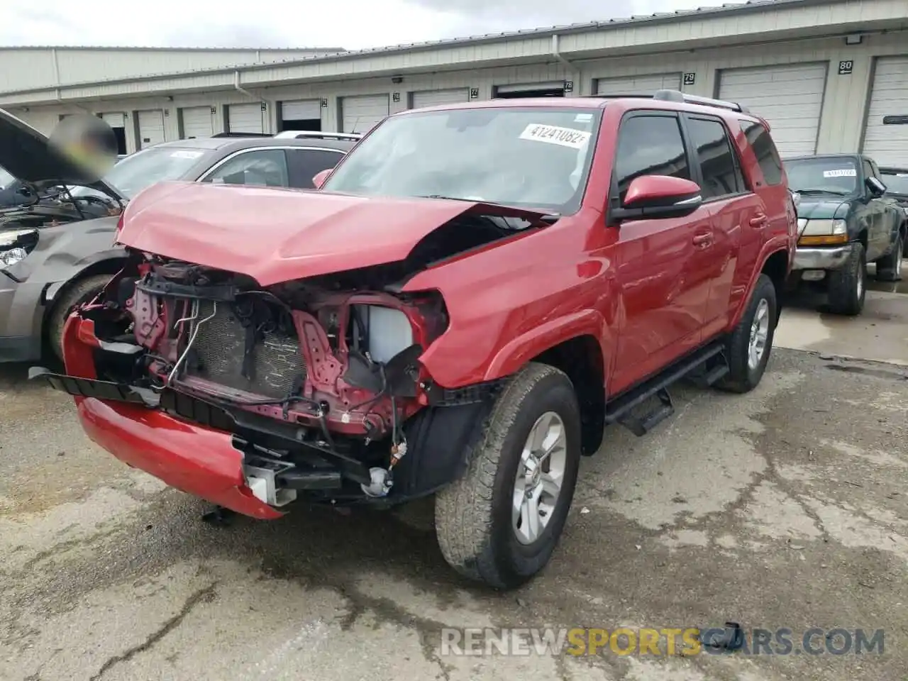 2 Photograph of a damaged car JTEBU5JR2K5674871 TOYOTA 4RUNNER 2019