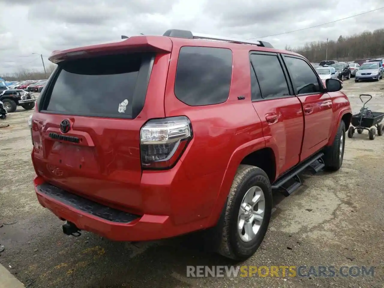 4 Фотография поврежденного автомобиля JTEBU5JR2K5674871 TOYOTA 4RUNNER 2019