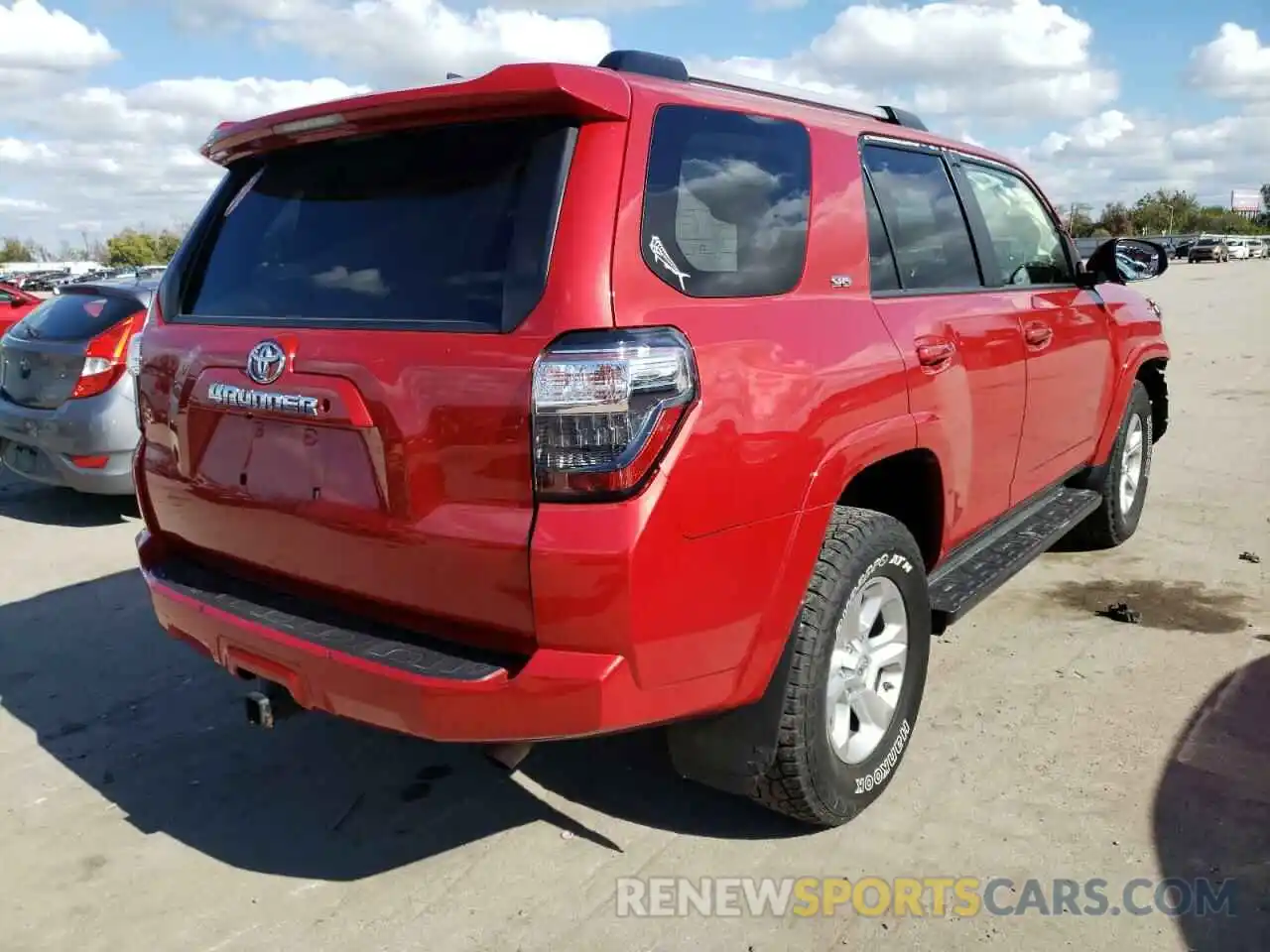 4 Фотография поврежденного автомобиля JTEBU5JR2K5675521 TOYOTA 4RUNNER 2019