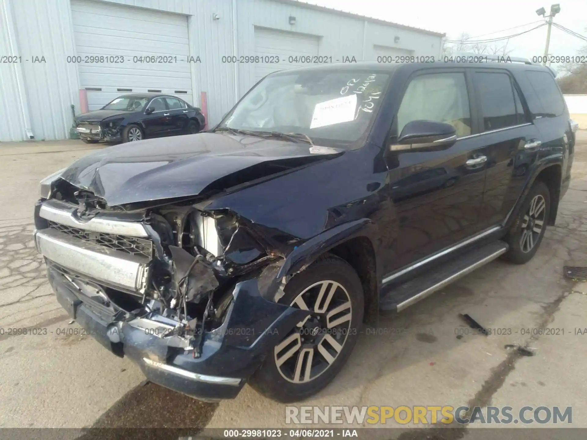 2 Photograph of a damaged car JTEBU5JR2K5677091 TOYOTA 4RUNNER 2019