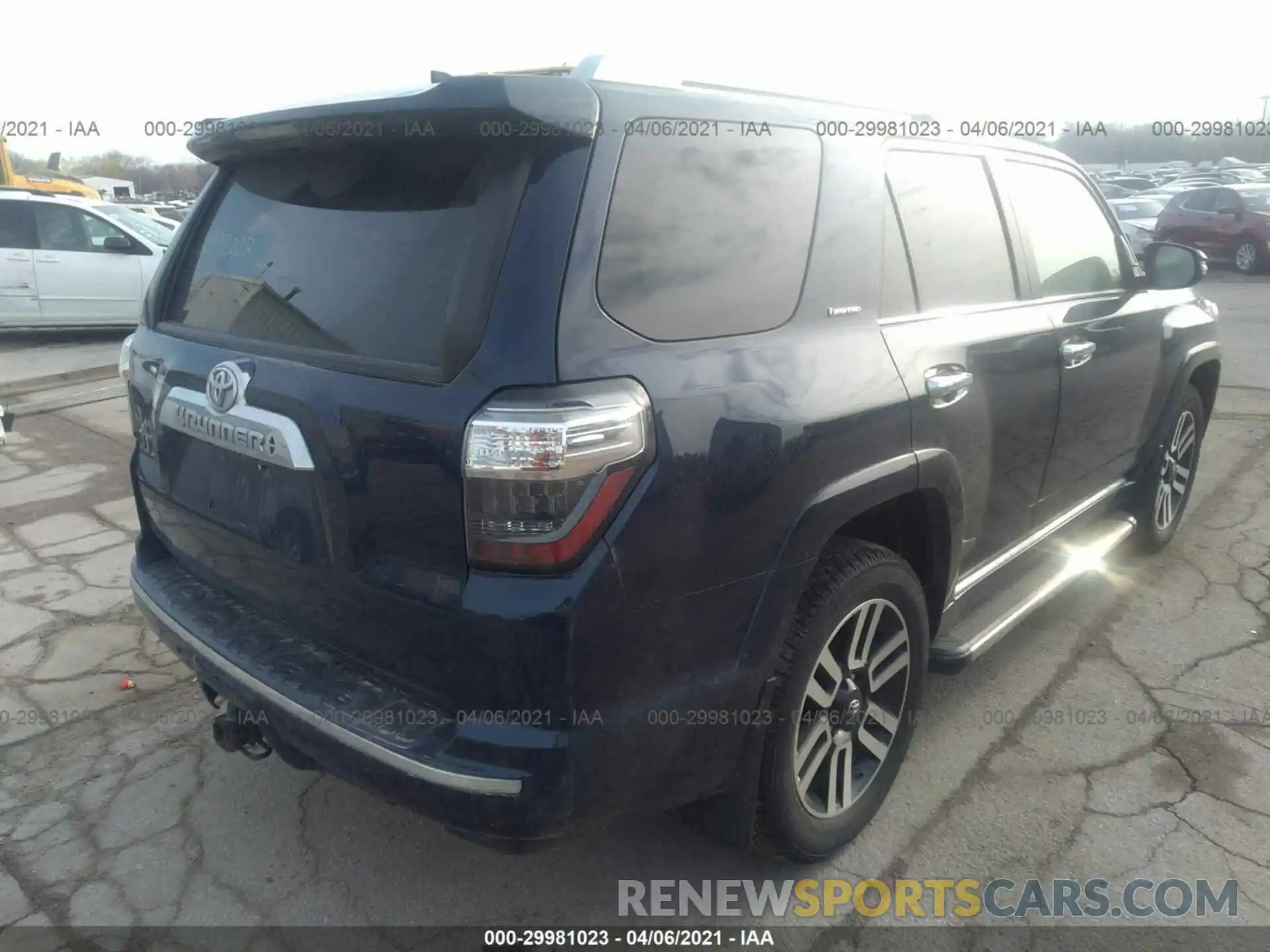 4 Фотография поврежденного автомобиля JTEBU5JR2K5677091 TOYOTA 4RUNNER 2019