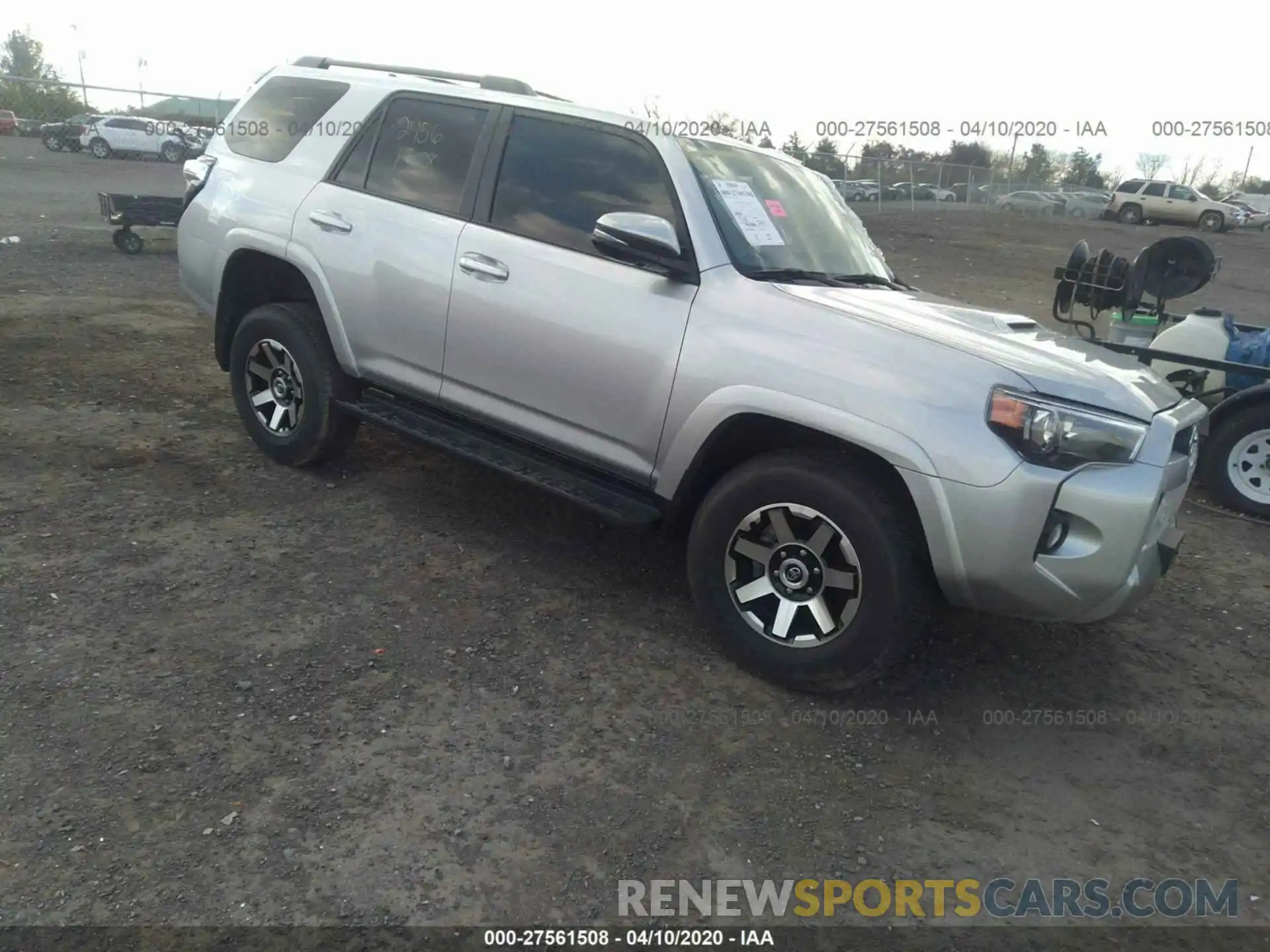 1 Photograph of a damaged car JTEBU5JR2K5677785 TOYOTA 4RUNNER 2019