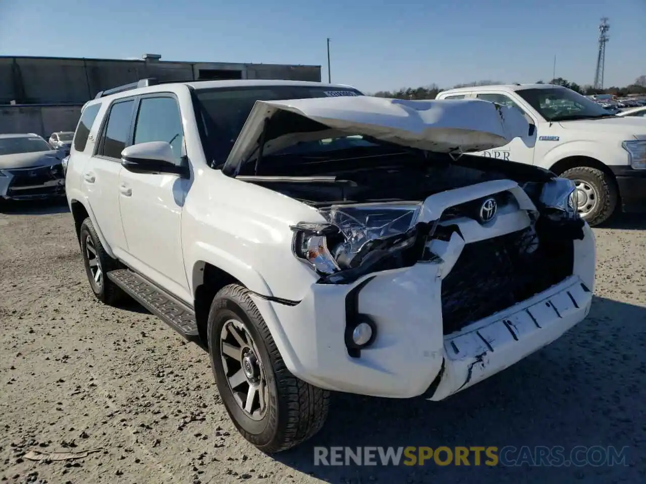 1 Photograph of a damaged car JTEBU5JR2K5678337 TOYOTA 4RUNNER 2019