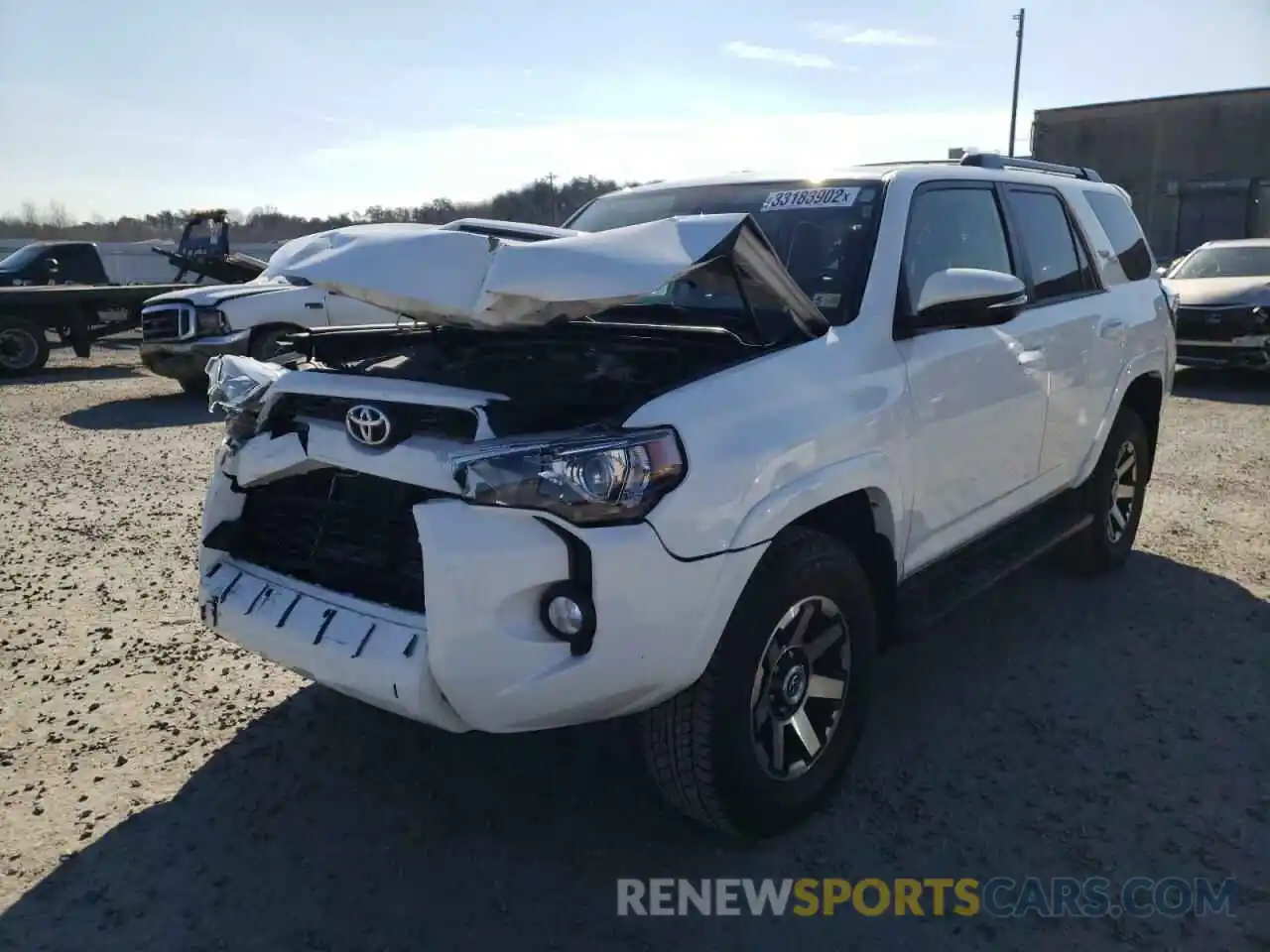 2 Photograph of a damaged car JTEBU5JR2K5678337 TOYOTA 4RUNNER 2019