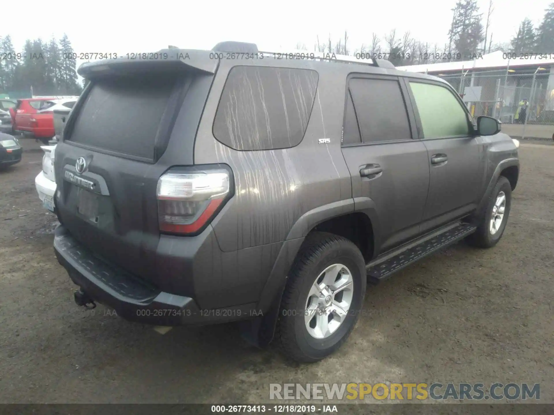 4 Фотография поврежденного автомобиля JTEBU5JR2K5682467 TOYOTA 4RUNNER 2019