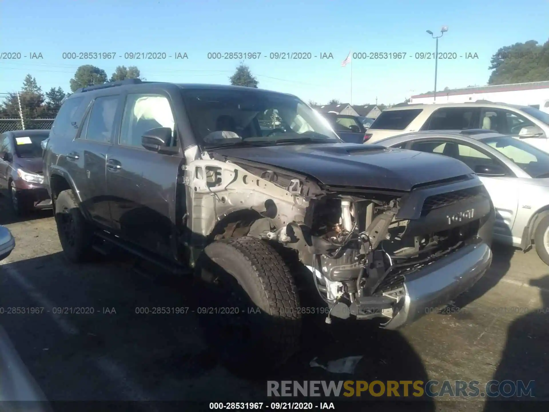 6 Photograph of a damaged car JTEBU5JR2K5687653 TOYOTA 4RUNNER 2019