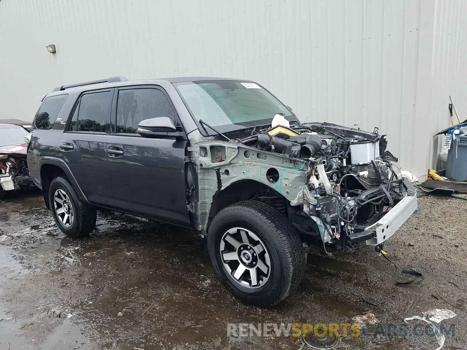 1 Photograph of a damaged car JTEBU5JR2K5688916 TOYOTA 4RUNNER 2019