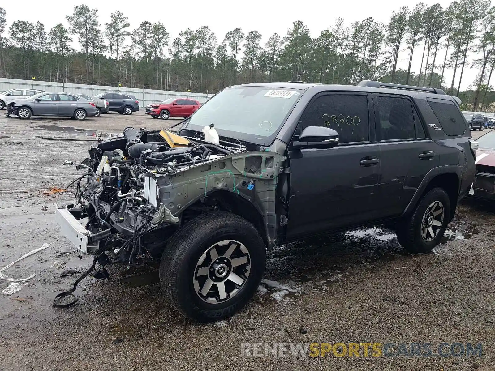 2 Photograph of a damaged car JTEBU5JR2K5688916 TOYOTA 4RUNNER 2019