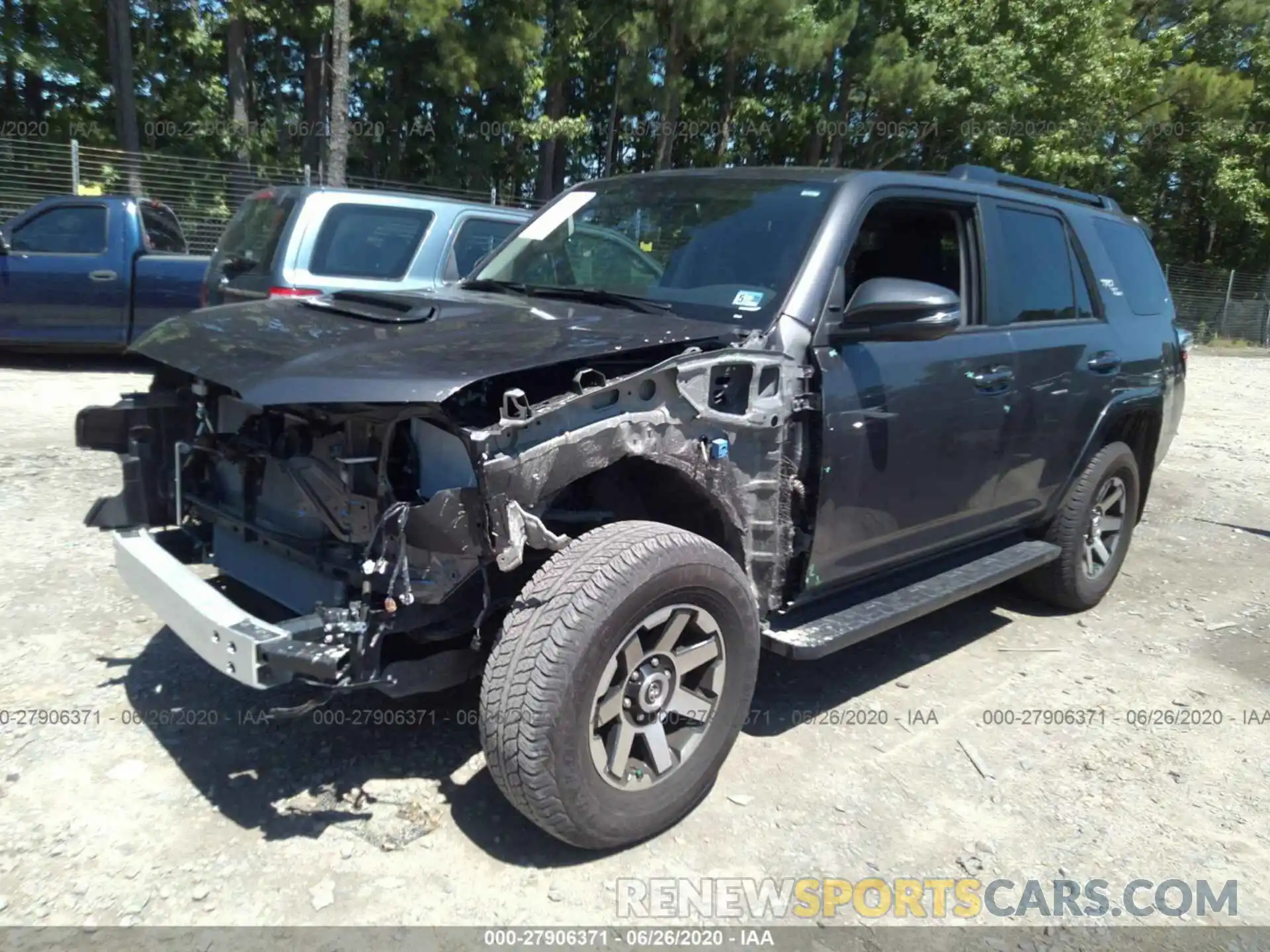 2 Photograph of a damaged car JTEBU5JR2K5689662 TOYOTA 4RUNNER 2019