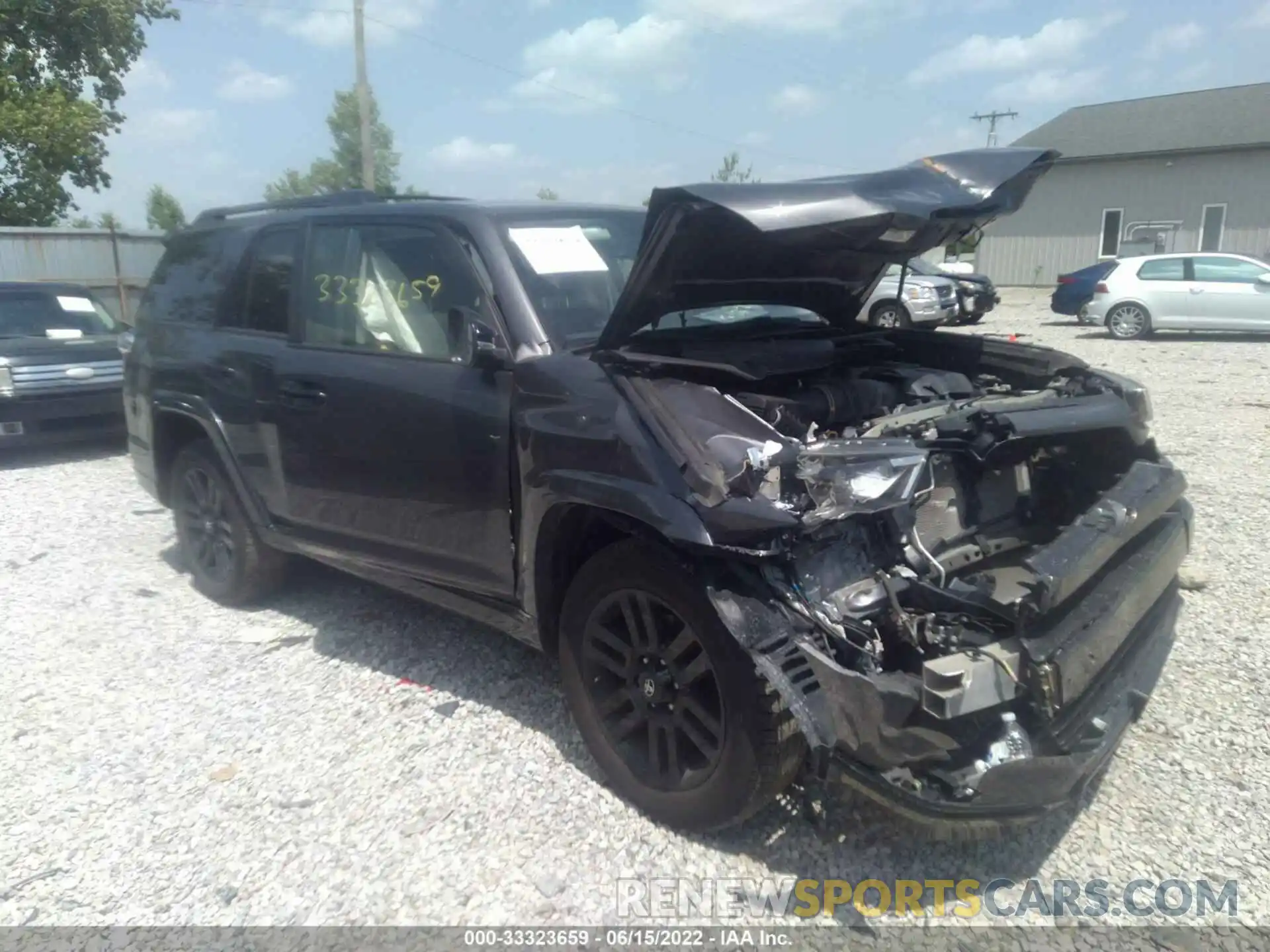 1 Photograph of a damaged car JTEBU5JR2K5693811 TOYOTA 4RUNNER 2019