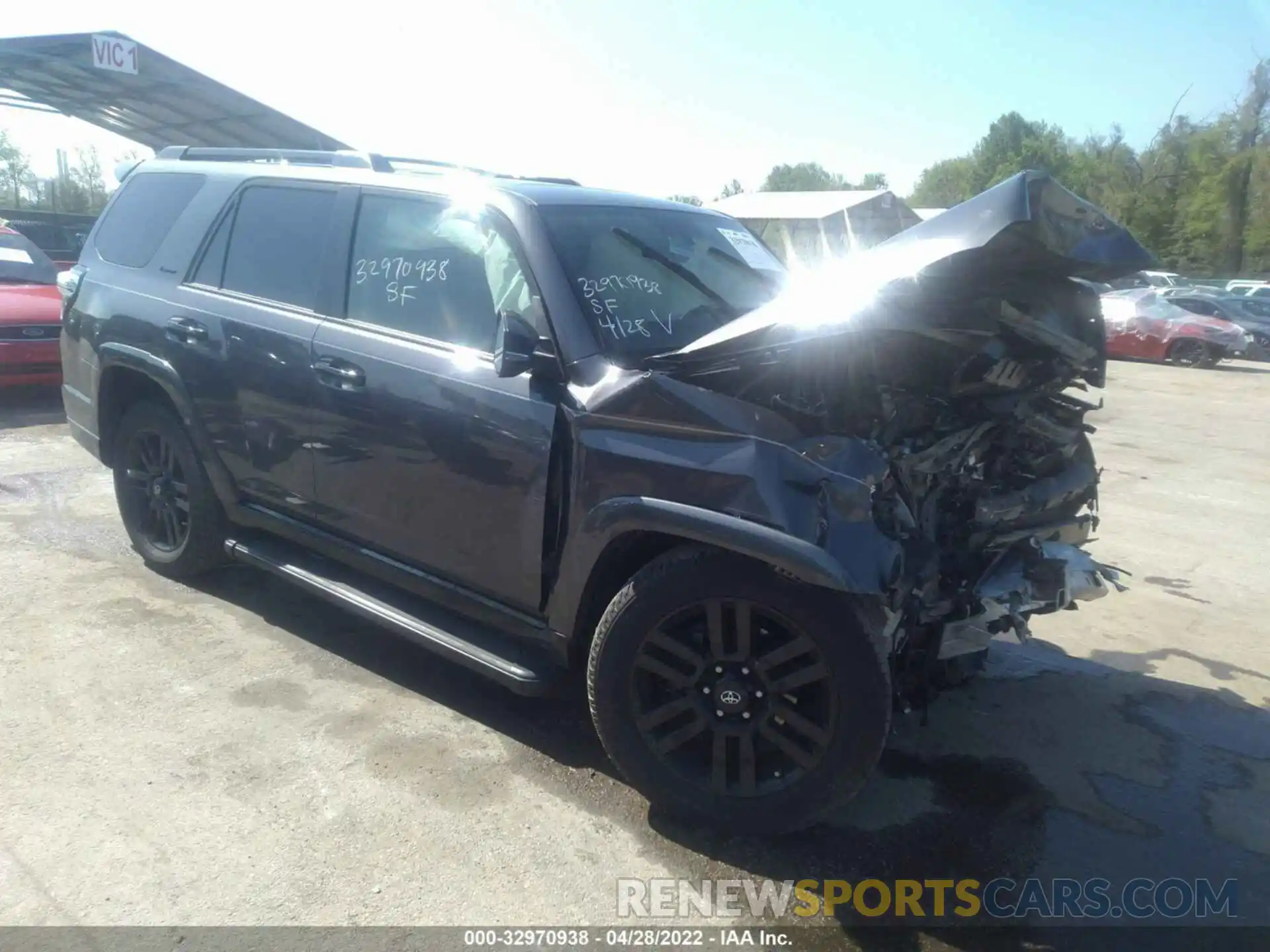 1 Photograph of a damaged car JTEBU5JR2K5699091 TOYOTA 4RUNNER 2019