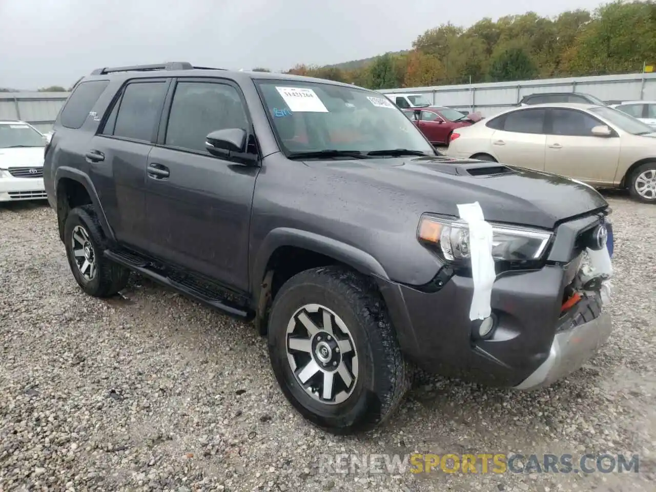 1 Photograph of a damaged car JTEBU5JR2K5699947 TOYOTA 4RUNNER 2019