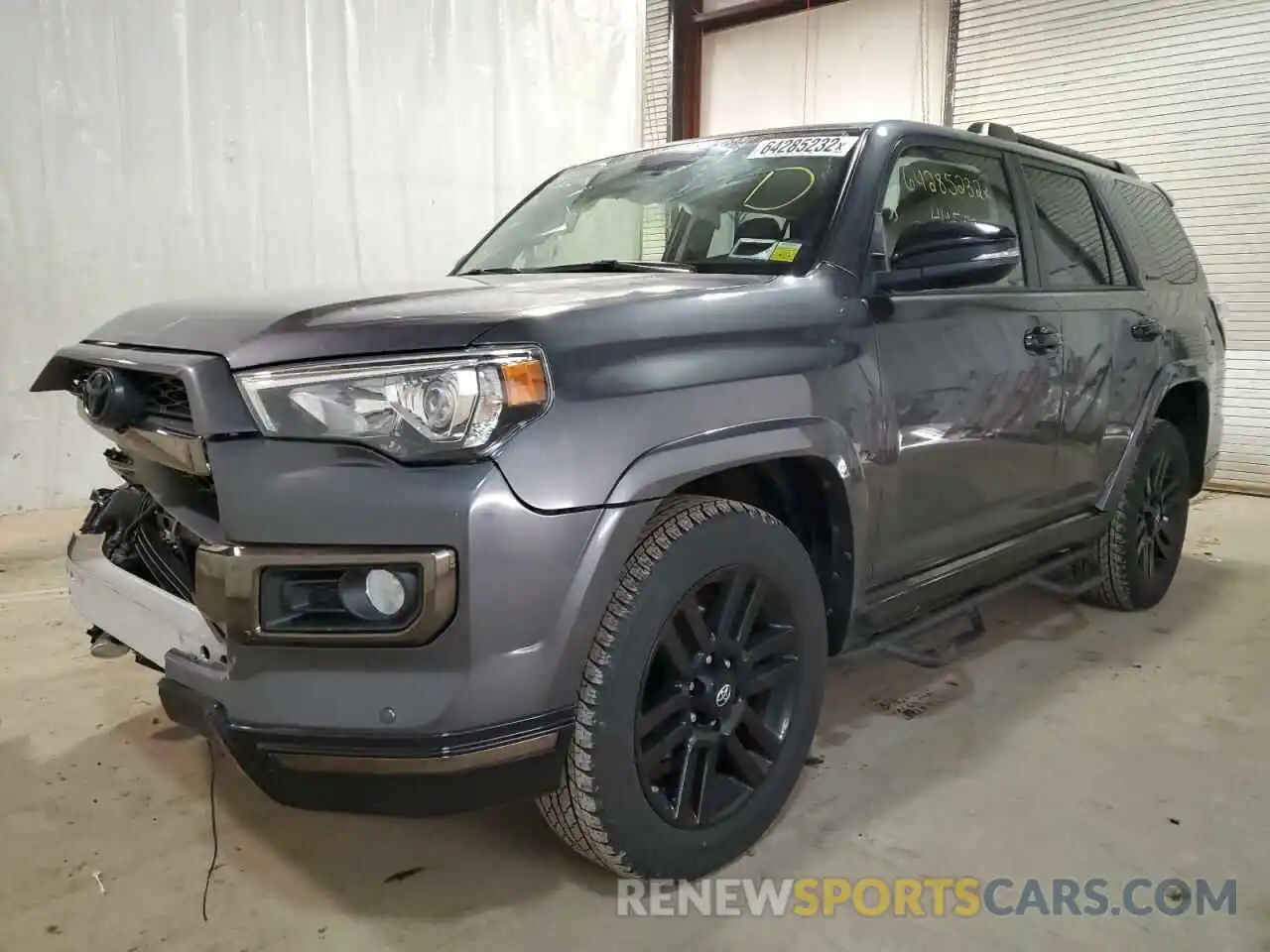 2 Photograph of a damaged car JTEBU5JR2K5703625 TOYOTA 4RUNNER 2019