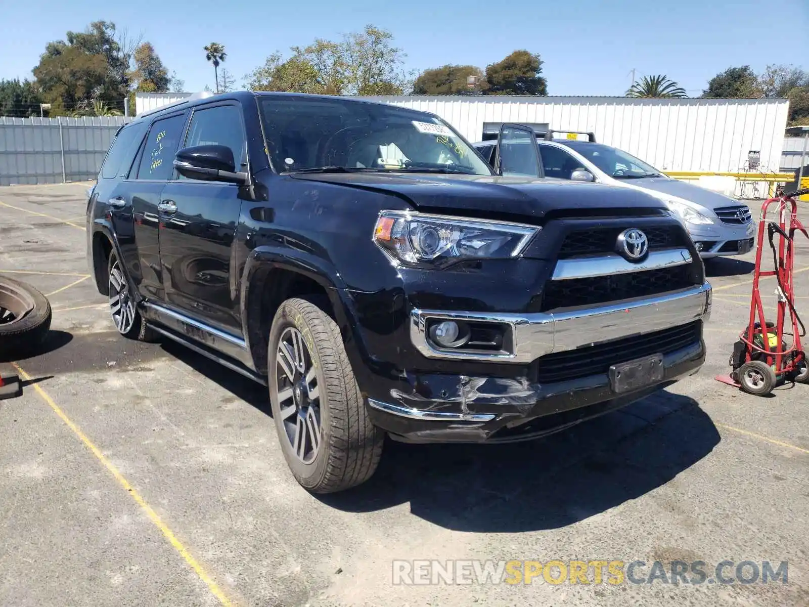 1 Photograph of a damaged car JTEBU5JR2K5703768 TOYOTA 4RUNNER 2019