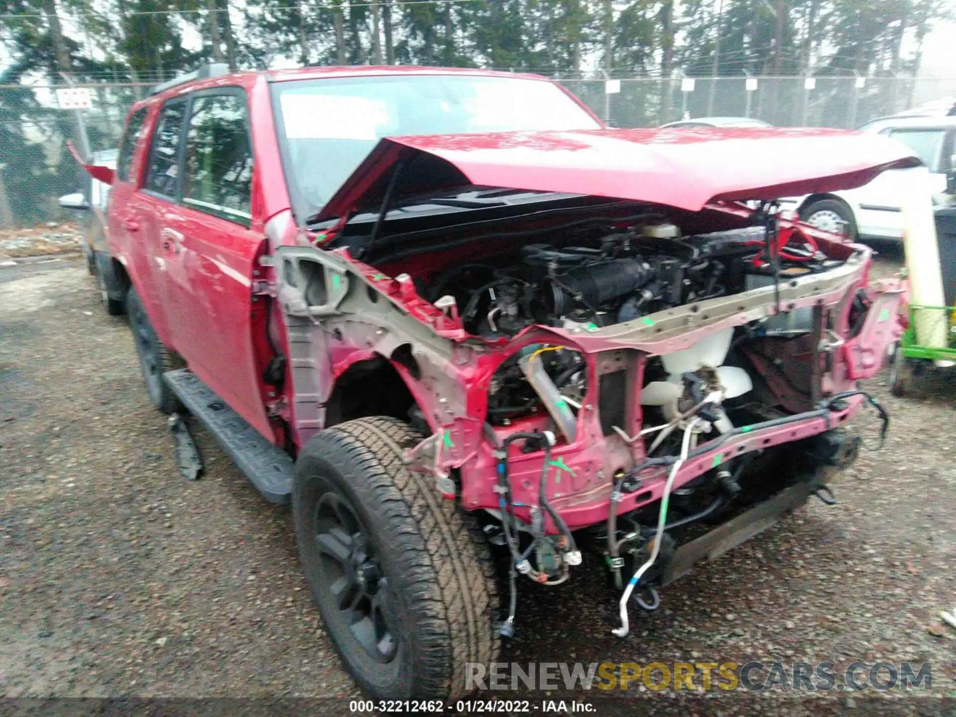 1 Photograph of a damaged car JTEBU5JR2K5706931 TOYOTA 4RUNNER 2019