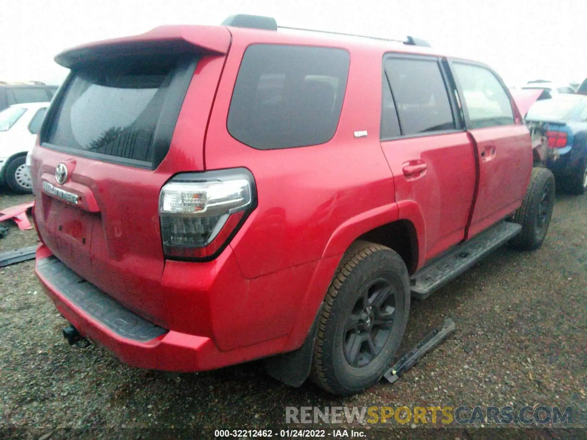 4 Фотография поврежденного автомобиля JTEBU5JR2K5706931 TOYOTA 4RUNNER 2019