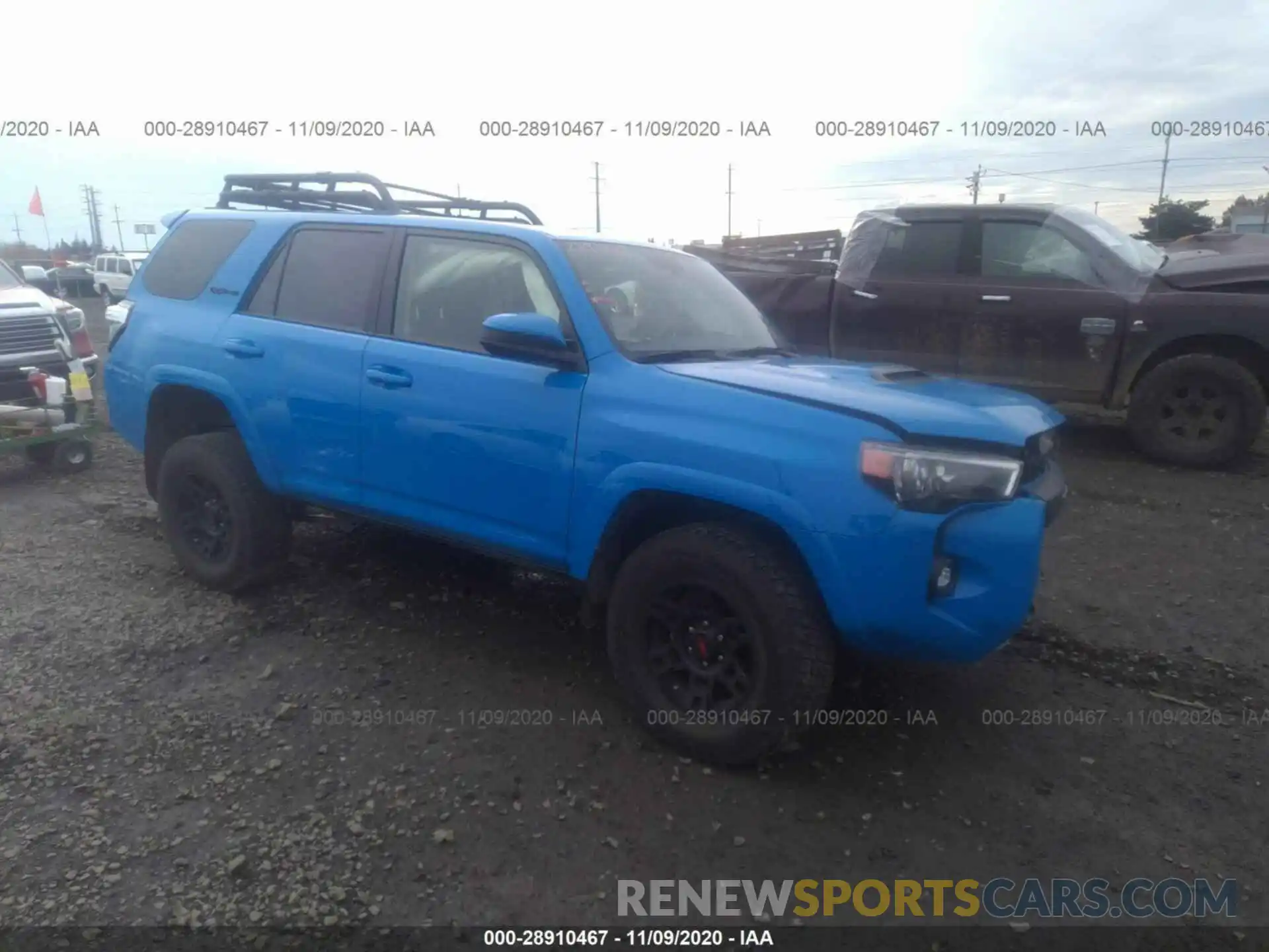 1 Photograph of a damaged car JTEBU5JR2K5708209 TOYOTA 4RUNNER 2019