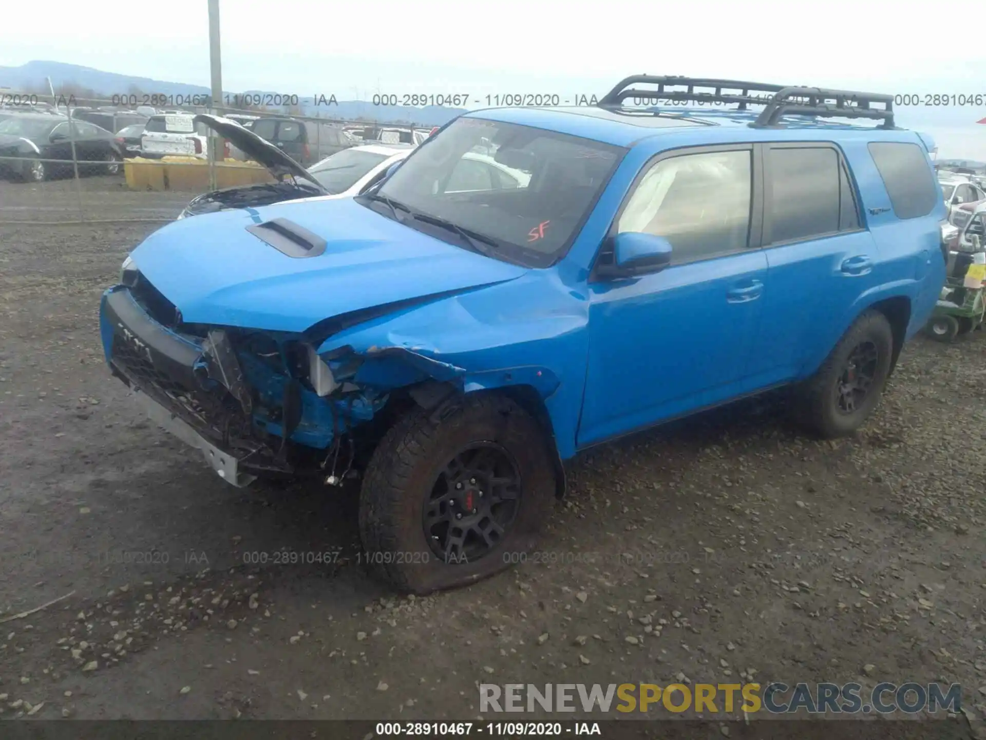 2 Photograph of a damaged car JTEBU5JR2K5708209 TOYOTA 4RUNNER 2019