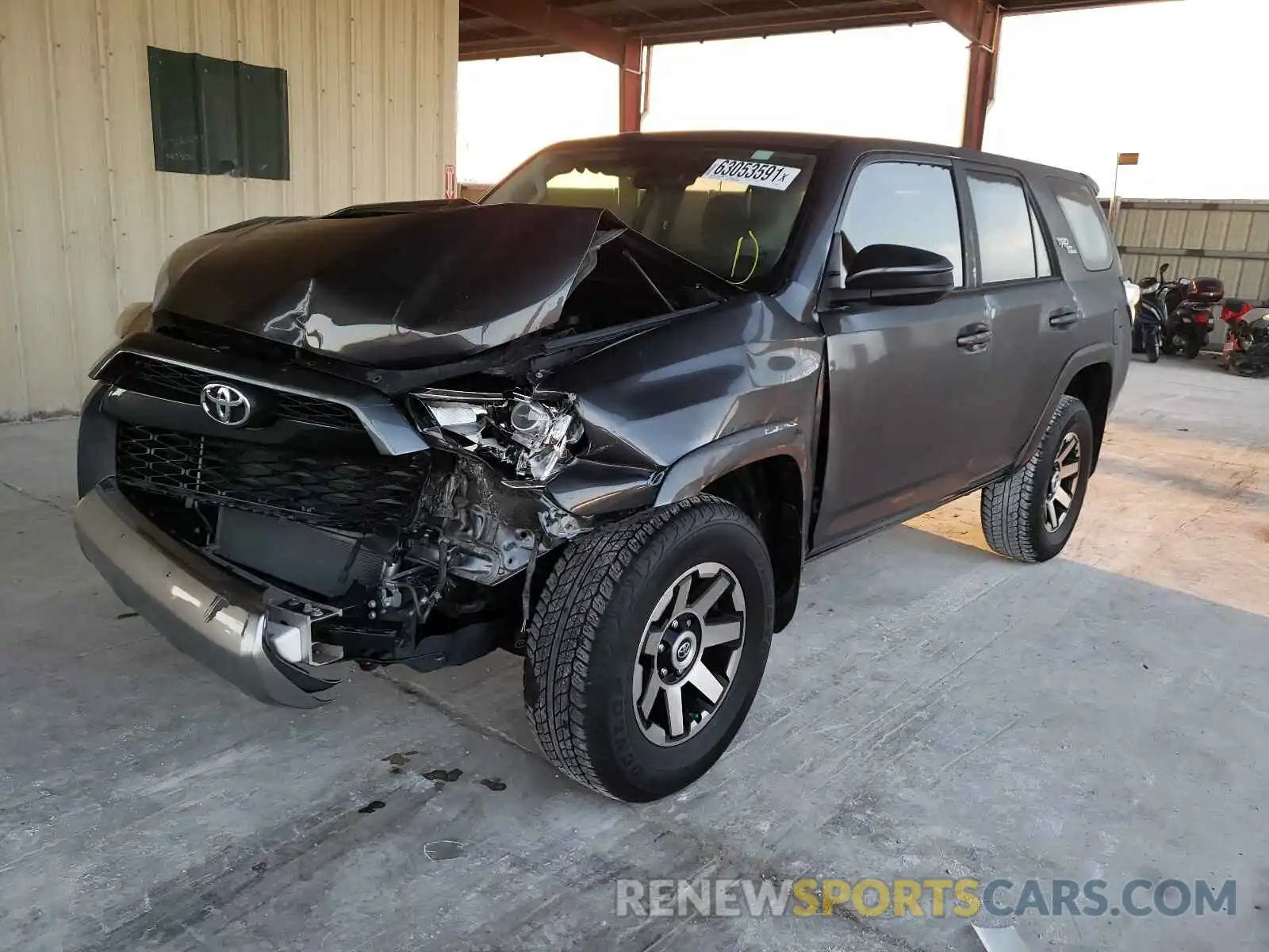 2 Photograph of a damaged car JTEBU5JR2K5711210 TOYOTA 4RUNNER 2019