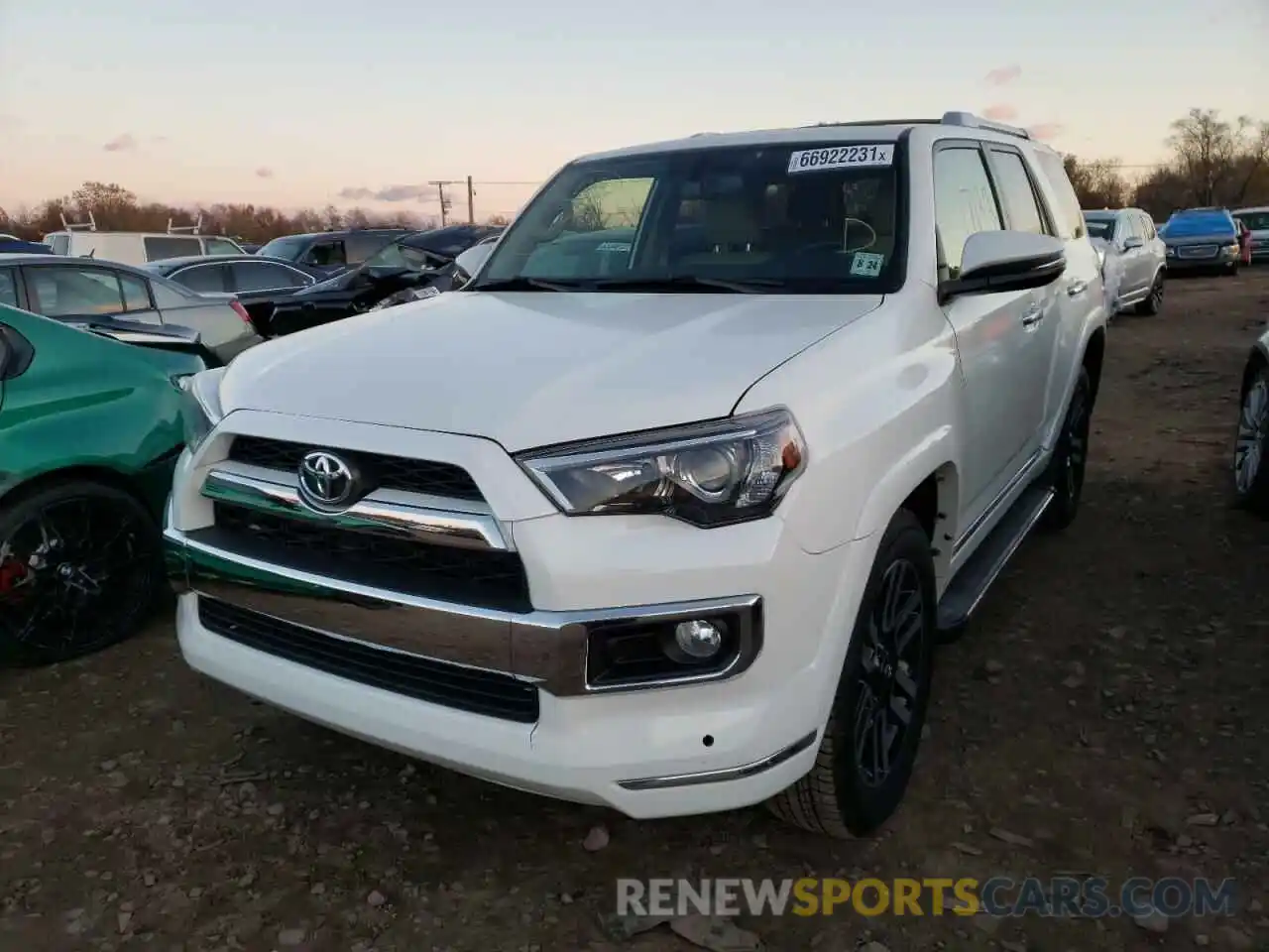 2 Photograph of a damaged car JTEBU5JR2K5713099 TOYOTA 4RUNNER 2019