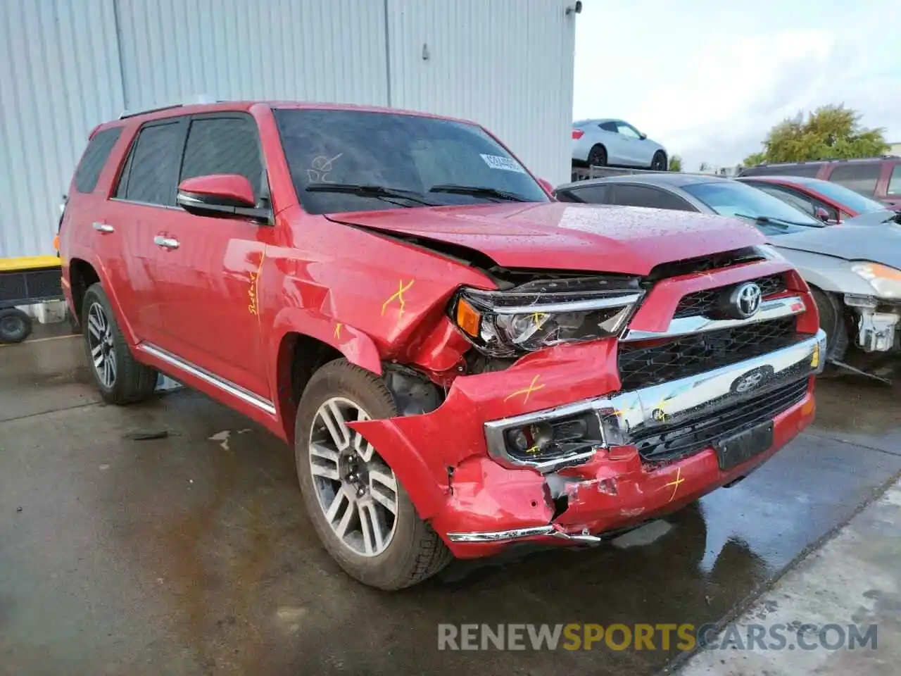 1 Photograph of a damaged car JTEBU5JR2K5714902 TOYOTA 4RUNNER 2019