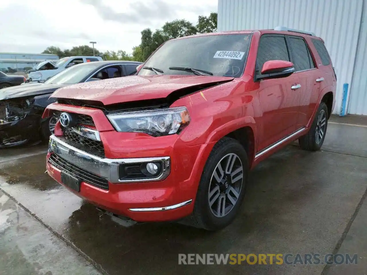 2 Photograph of a damaged car JTEBU5JR2K5714902 TOYOTA 4RUNNER 2019