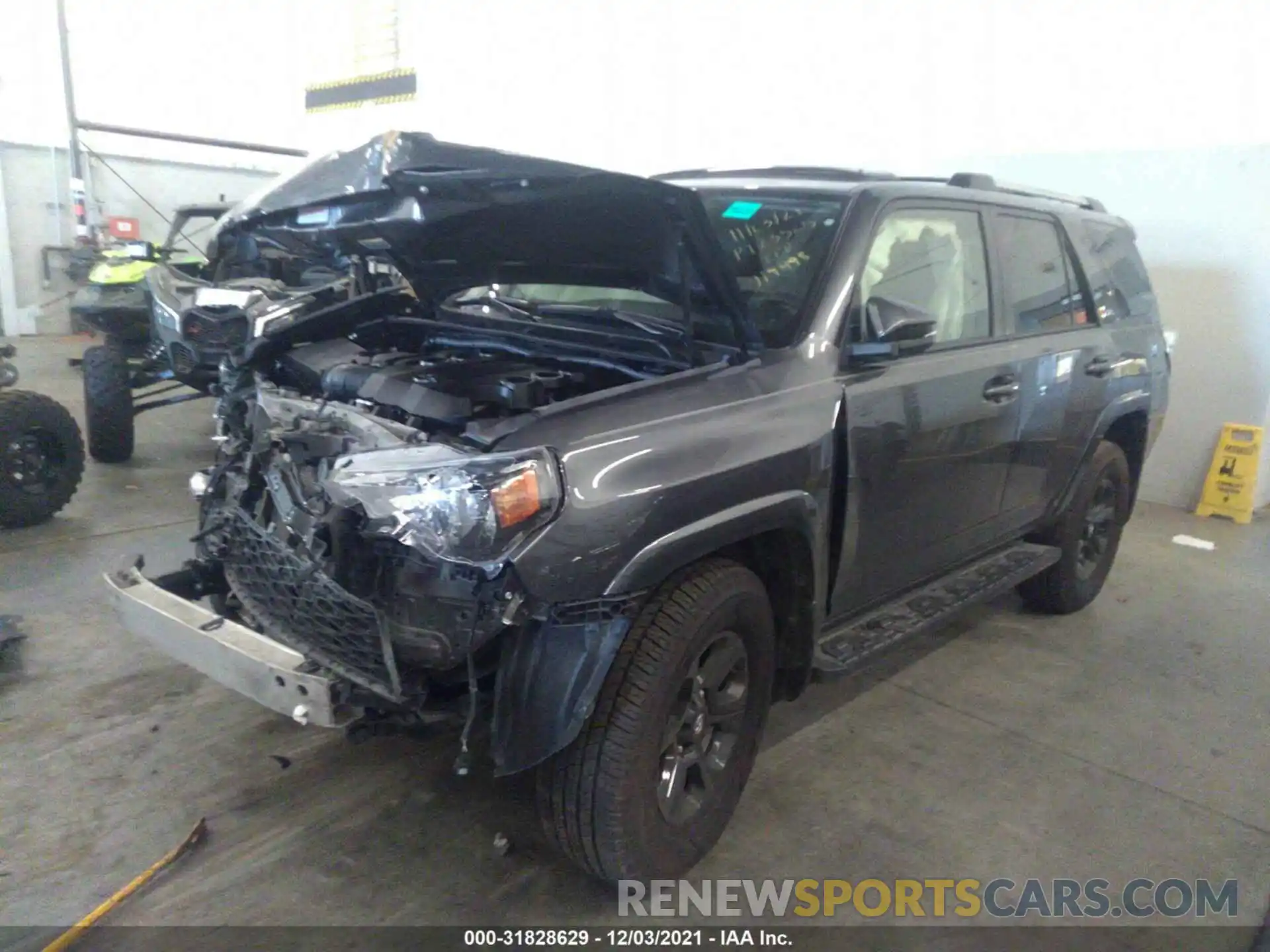 2 Photograph of a damaged car JTEBU5JR2K5719498 TOYOTA 4RUNNER 2019