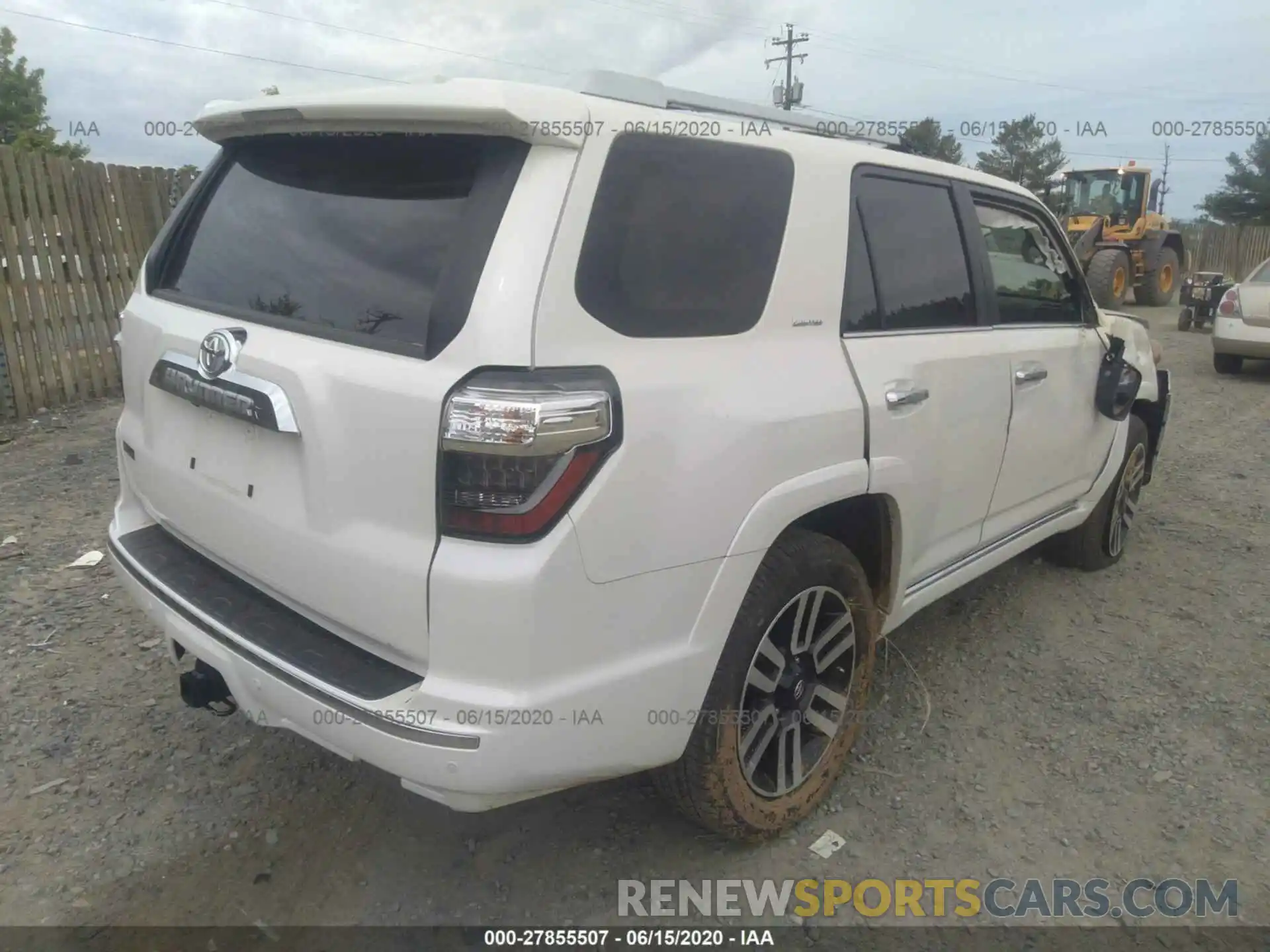 4 Photograph of a damaged car JTEBU5JR2K5722594 TOYOTA 4RUNNER 2019