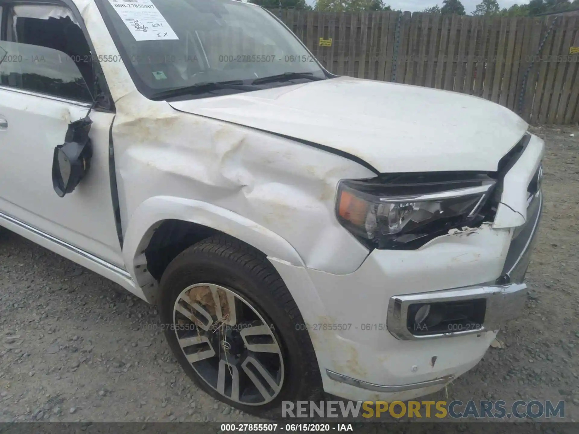 6 Photograph of a damaged car JTEBU5JR2K5722594 TOYOTA 4RUNNER 2019