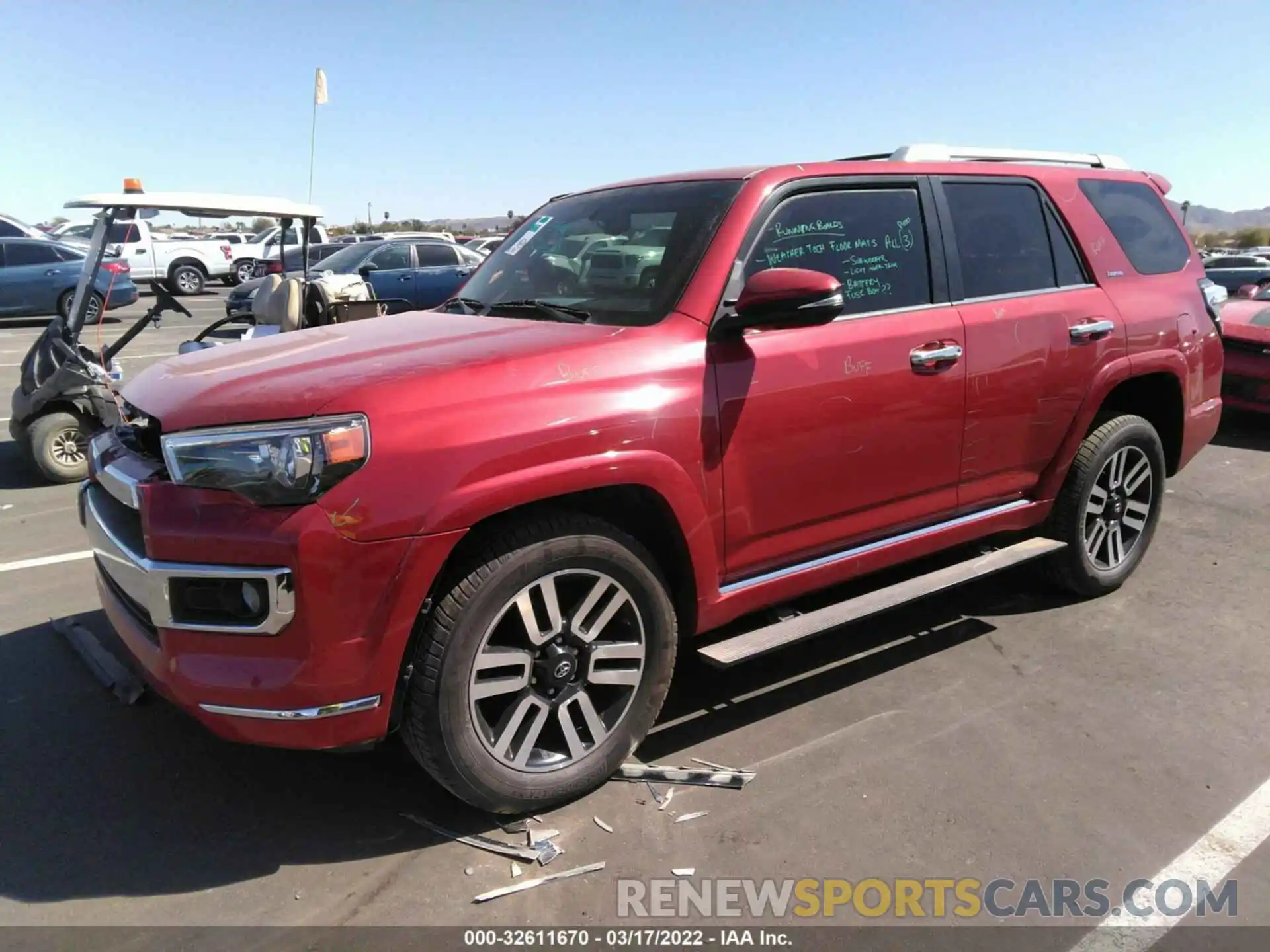 2 Фотография поврежденного автомобиля JTEBU5JR2K5725768 TOYOTA 4RUNNER 2019