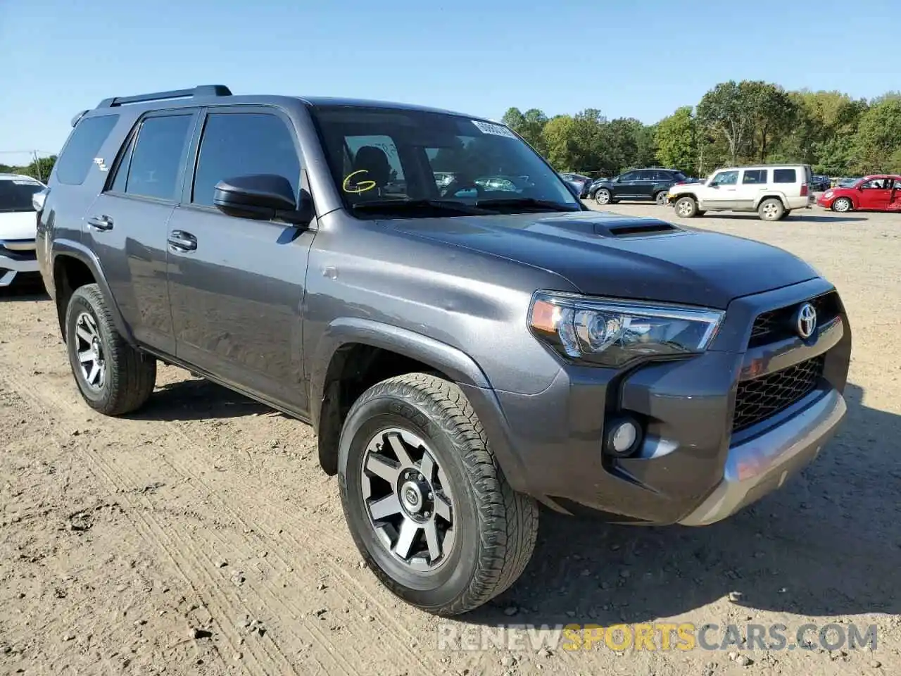 1 Photograph of a damaged car JTEBU5JR2K5726662 TOYOTA 4RUNNER 2019