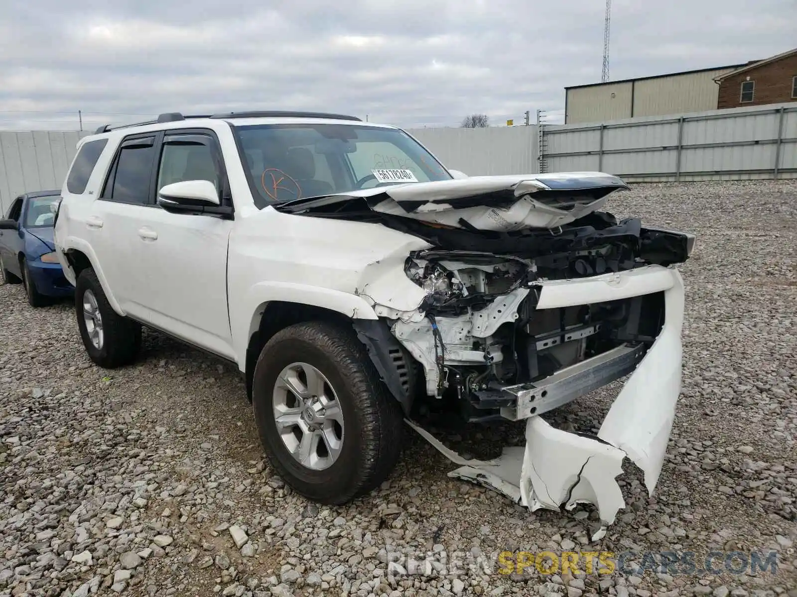 1 Photograph of a damaged car JTEBU5JR2K5727228 TOYOTA 4RUNNER 2019