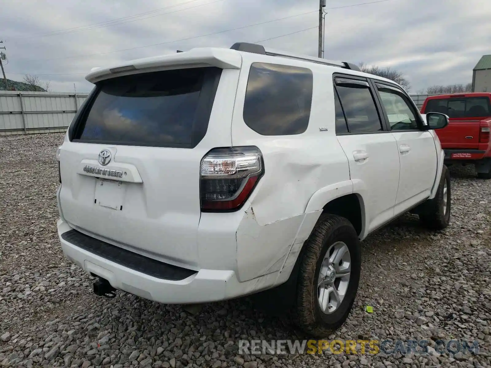 4 Фотография поврежденного автомобиля JTEBU5JR2K5727228 TOYOTA 4RUNNER 2019