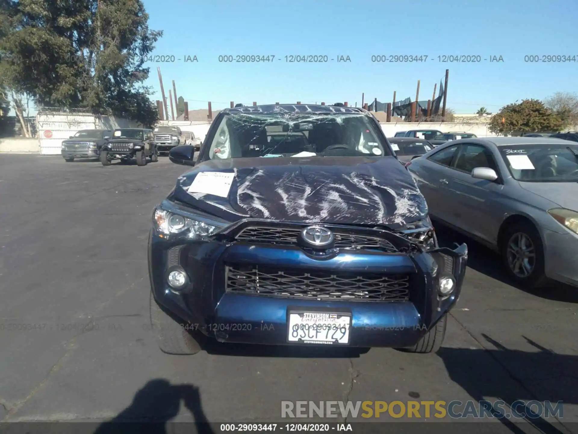 6 Photograph of a damaged car JTEBU5JR2K5727780 TOYOTA 4RUNNER 2019