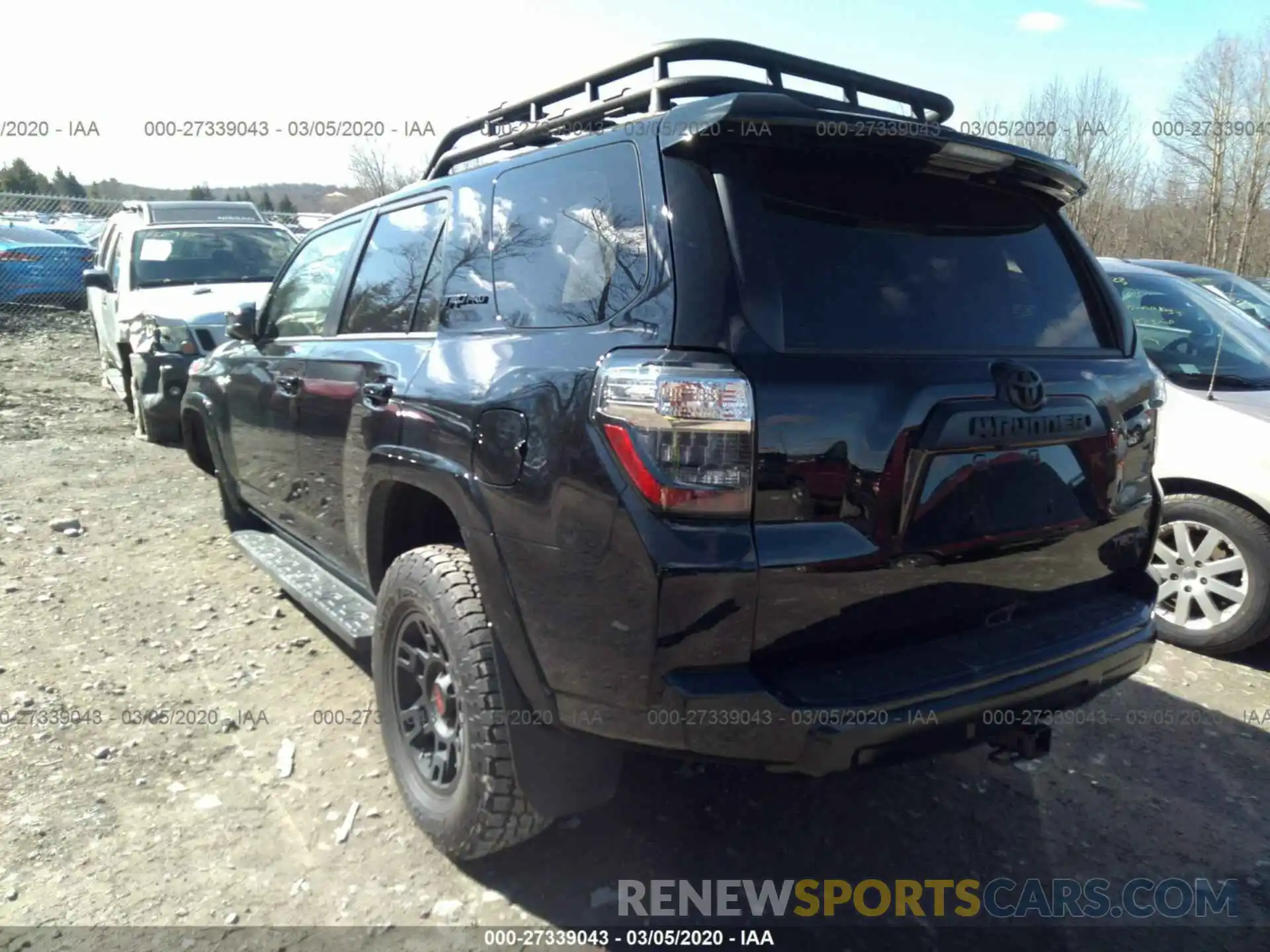 3 Фотография поврежденного автомобиля JTEBU5JR2K5728492 TOYOTA 4RUNNER 2019