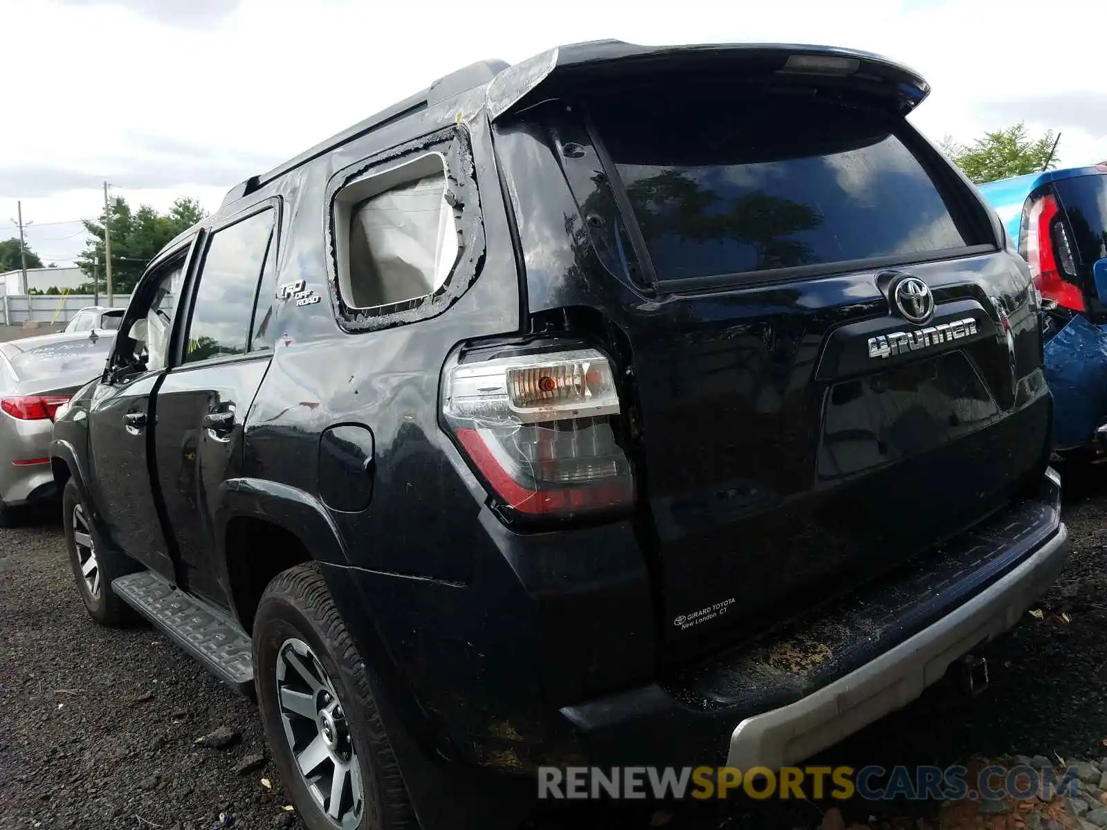 3 Photograph of a damaged car JTEBU5JR2K5729092 TOYOTA 4RUNNER 2019