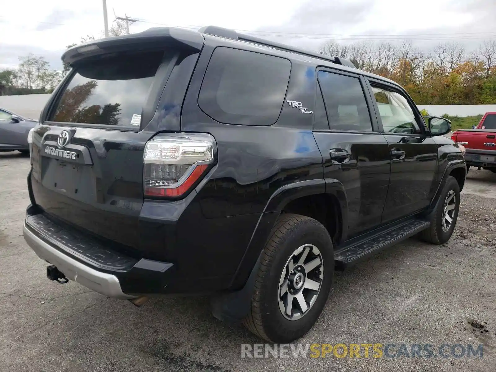 4 Фотография поврежденного автомобиля JTEBU5JR2K5731165 TOYOTA 4RUNNER 2019