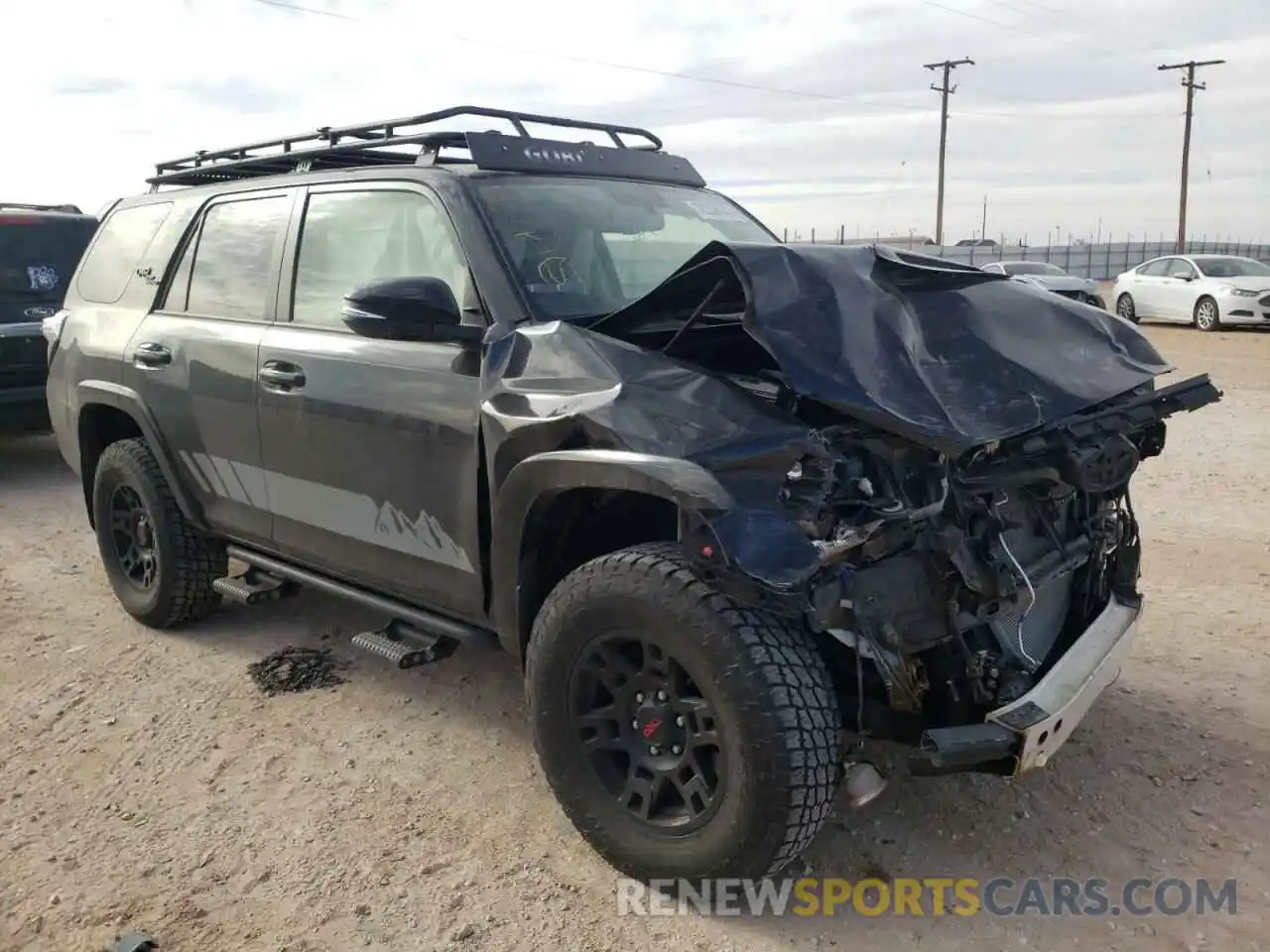 1 Photograph of a damaged car JTEBU5JR2K5734504 TOYOTA 4RUNNER 2019