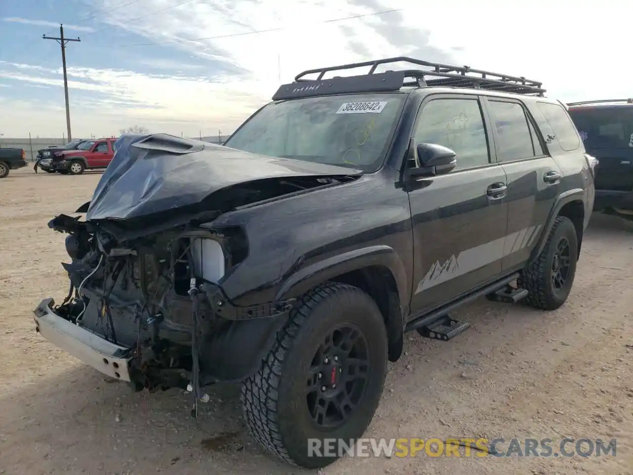 2 Photograph of a damaged car JTEBU5JR2K5734504 TOYOTA 4RUNNER 2019