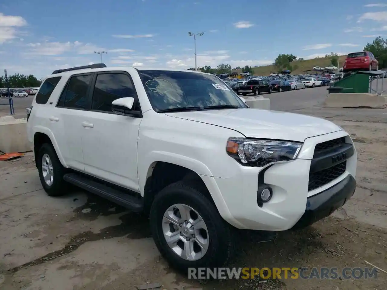 1 Photograph of a damaged car JTEBU5JR2K5734955 TOYOTA 4RUNNER 2019