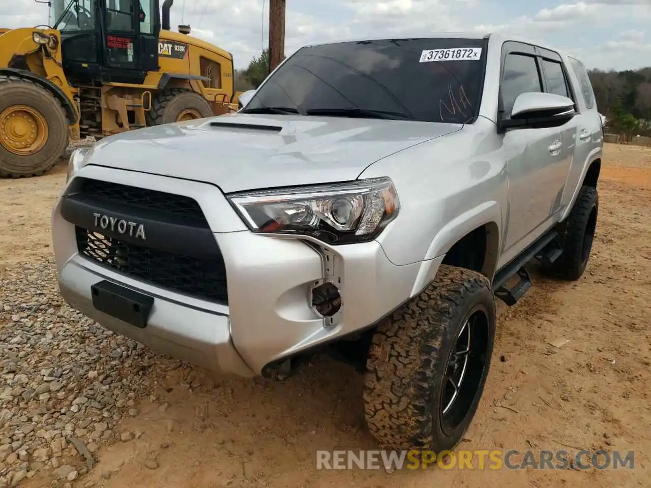 2 Photograph of a damaged car JTEBU5JR2K5734972 TOYOTA 4RUNNER 2019