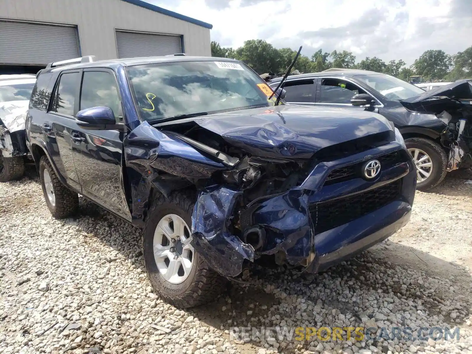 1 Photograph of a damaged car JTEBU5JR3K5610435 TOYOTA 4RUNNER 2019